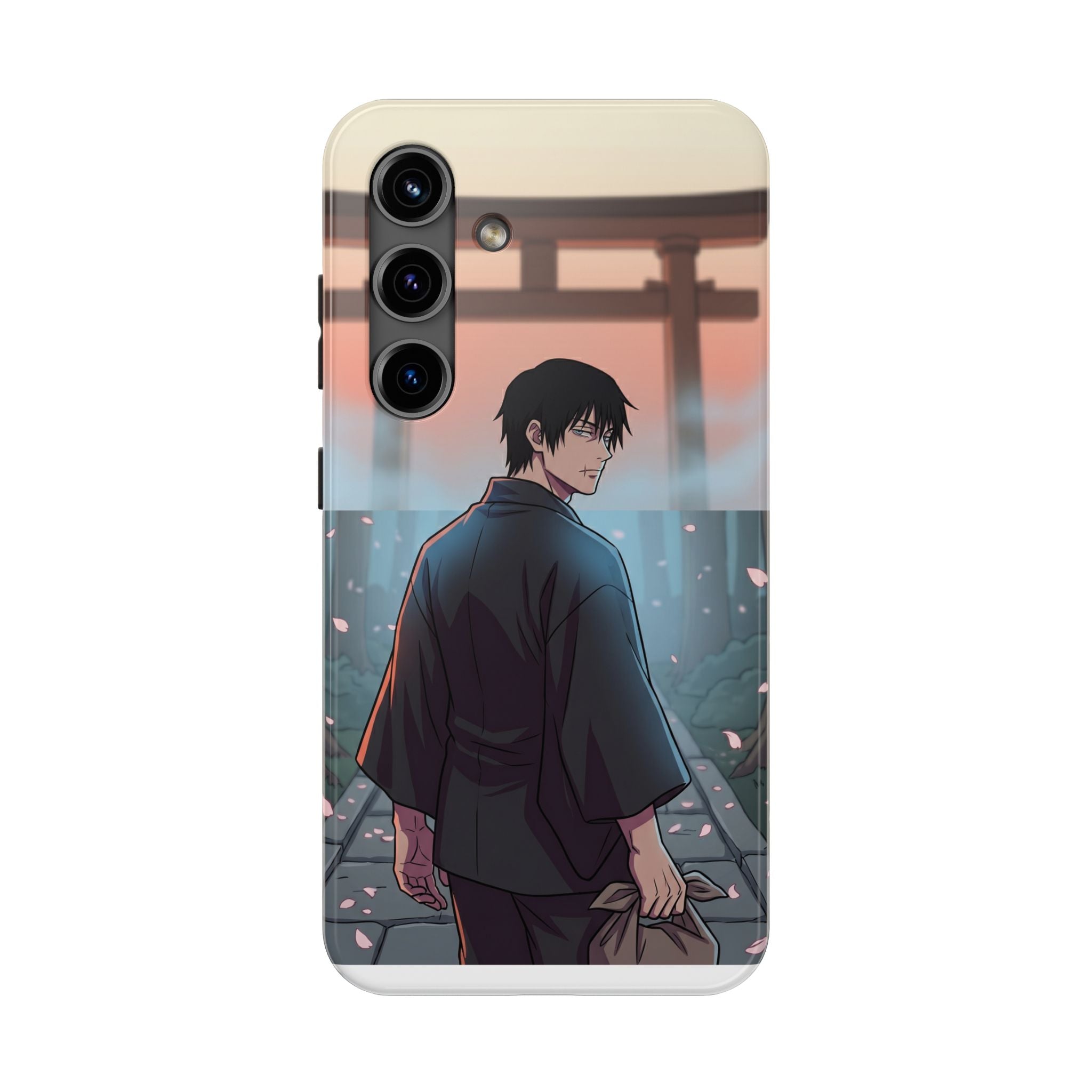 Sunset Torii Samurai Phone Case