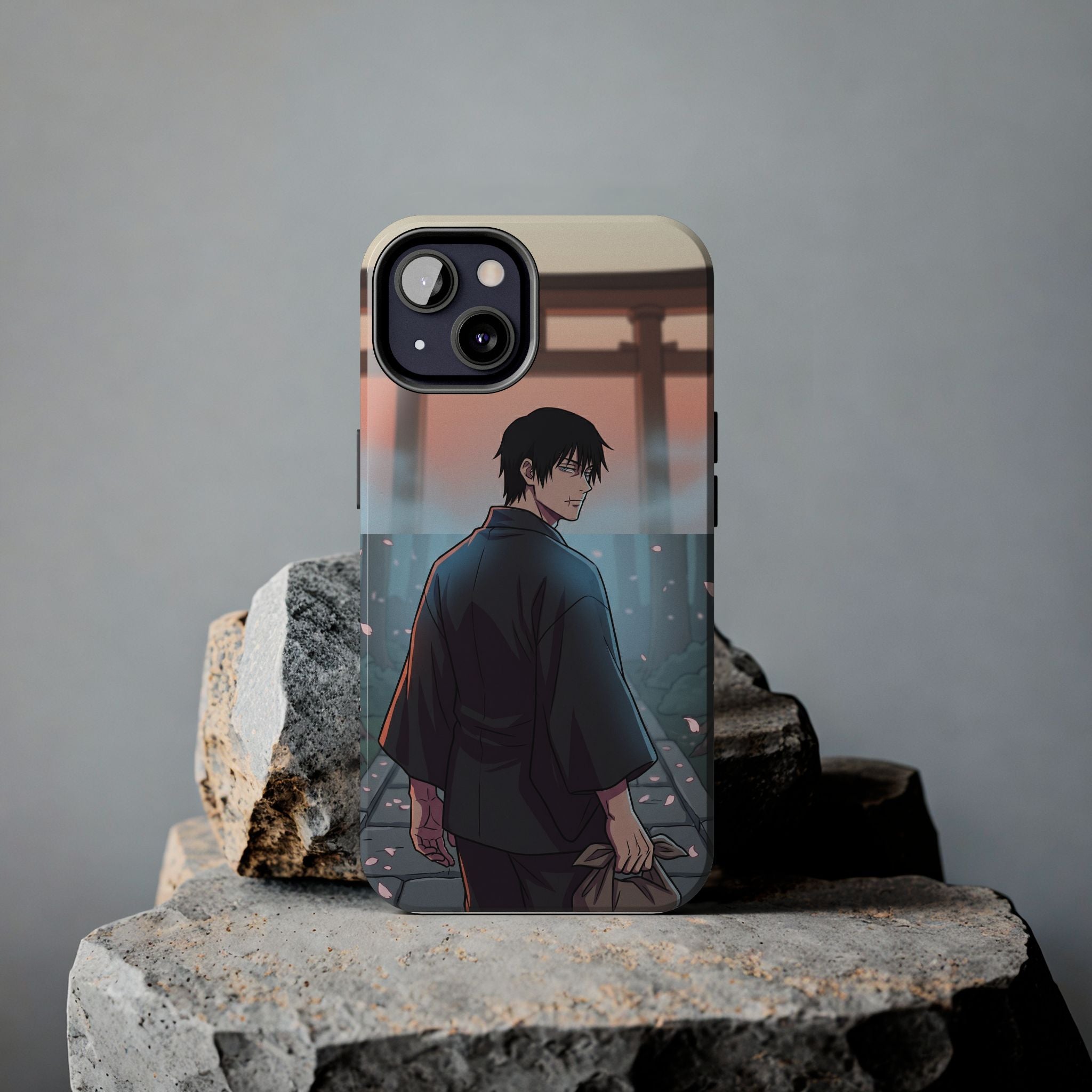 Sunset Torii Samurai Phone Case