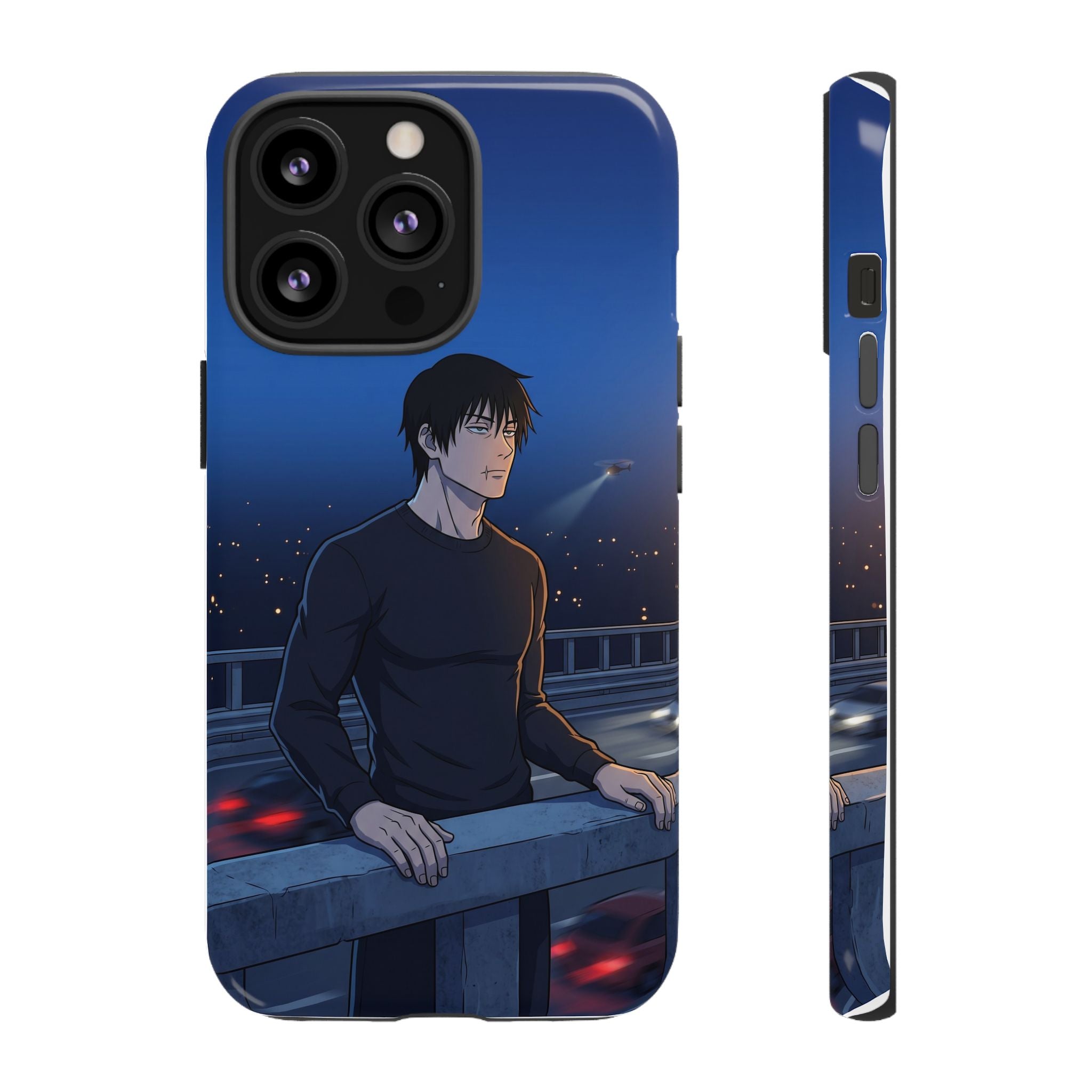 Moody Nightscape Phone Case — Anime on Bridge