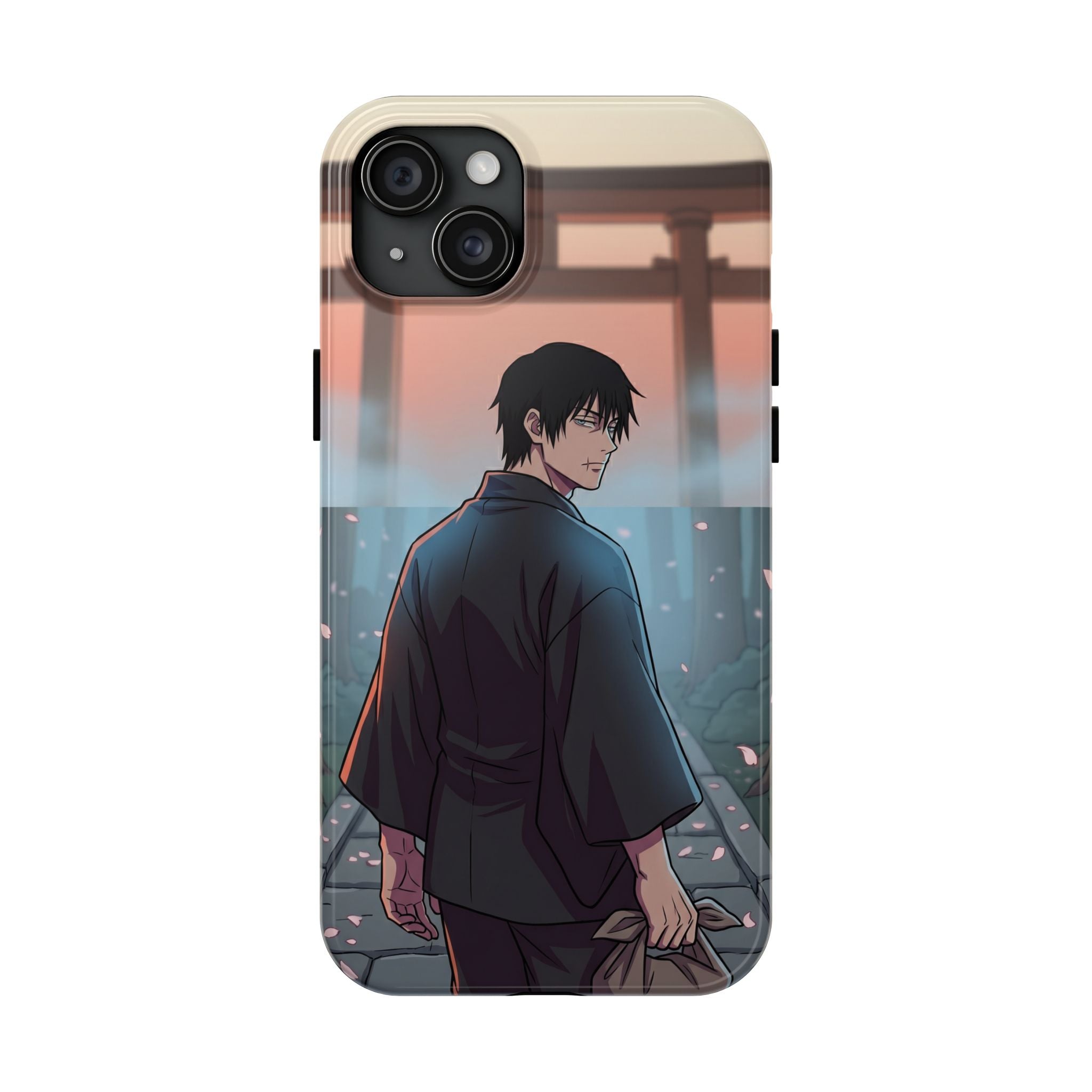 Sunset Torii Samurai Phone Case