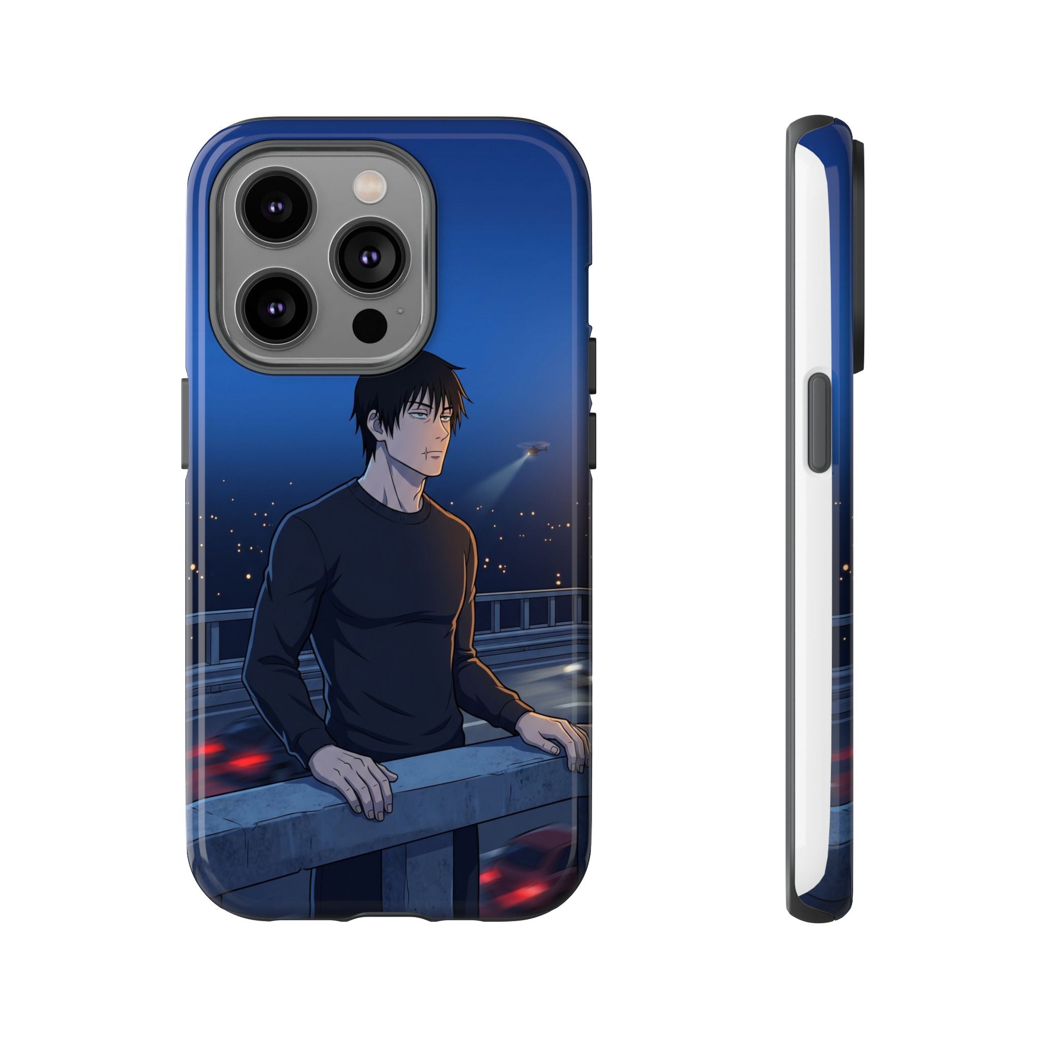 Moody Nightscape Phone Case — Anime on Bridge