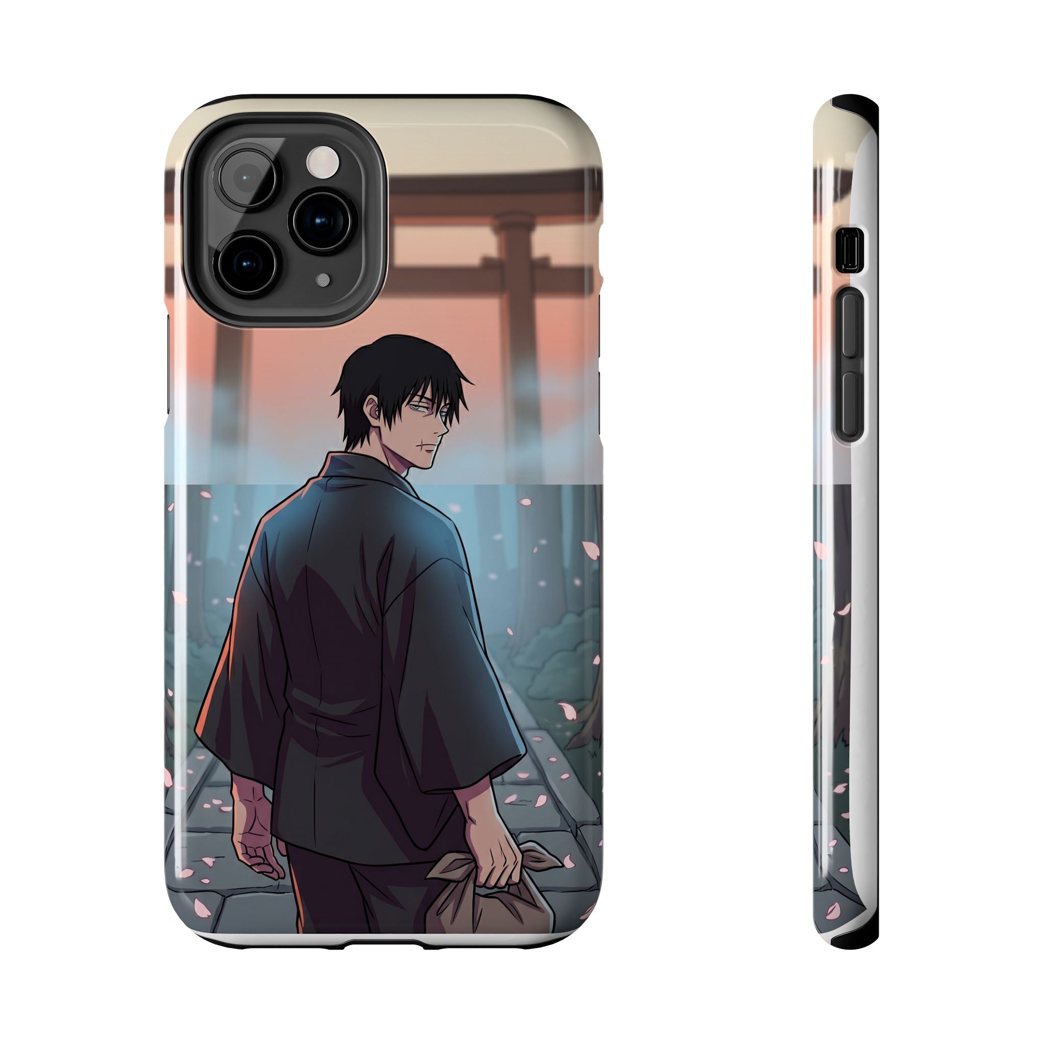 Sunset Torii Samurai Phone Case