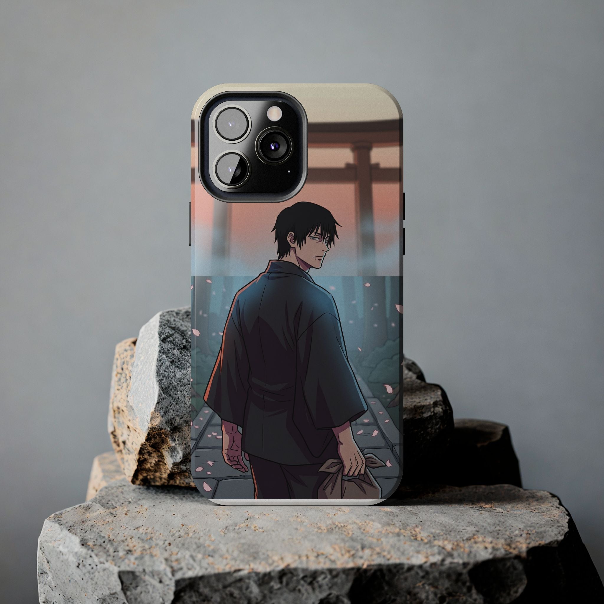 Sunset Torii Samurai Phone Case