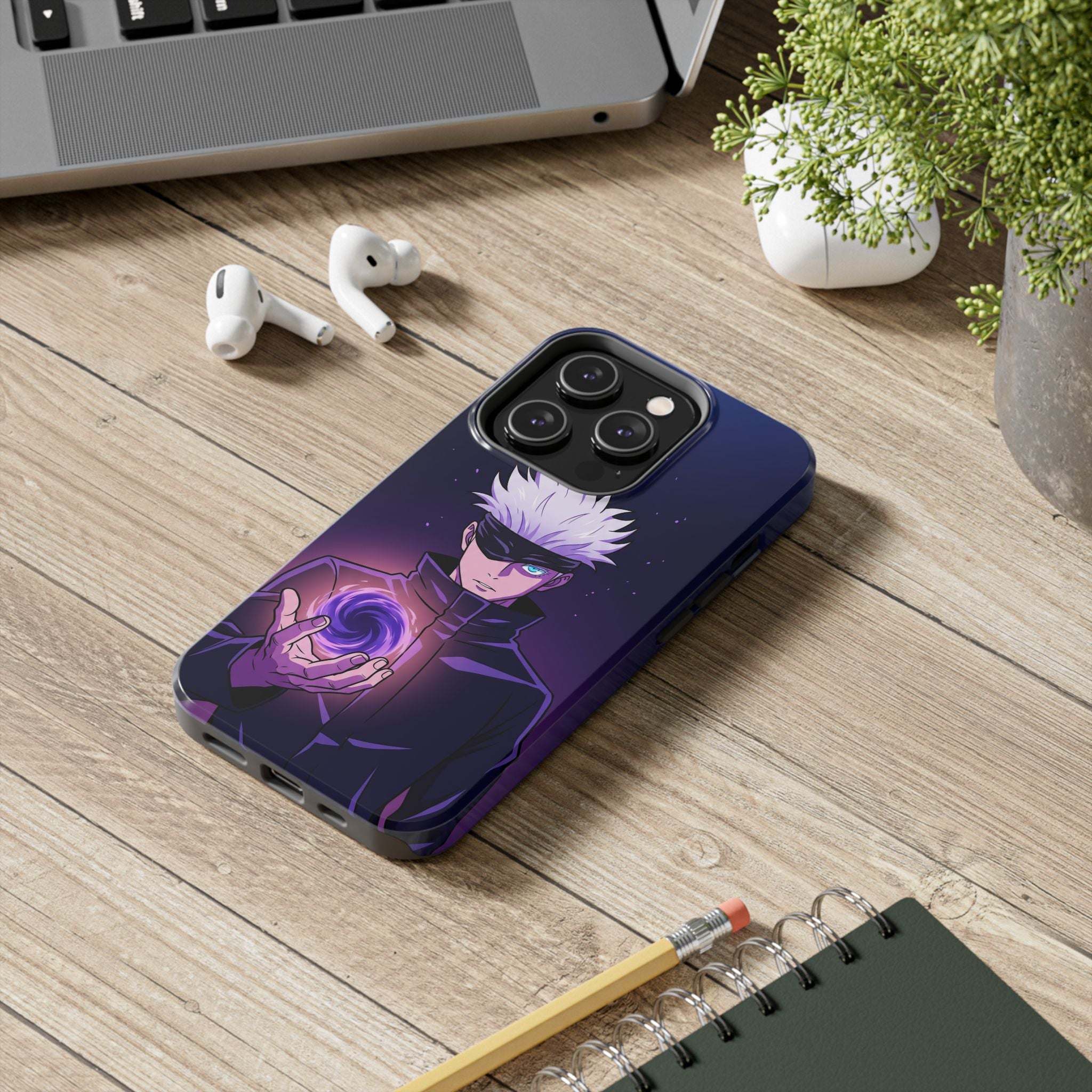 Dark Sorcerer Phone Case — Purple Cursed Energy
