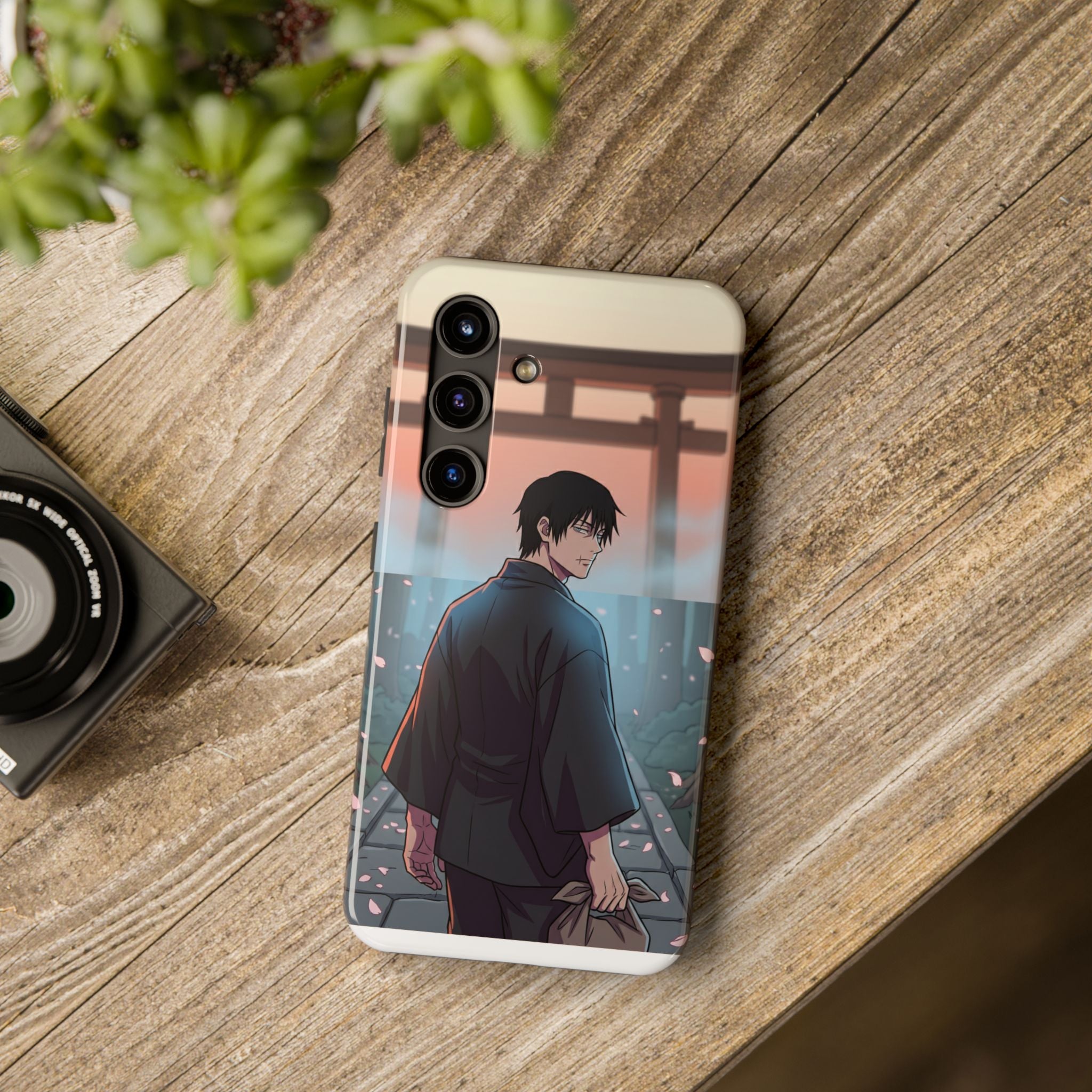 Sunset Torii Samurai Phone Case