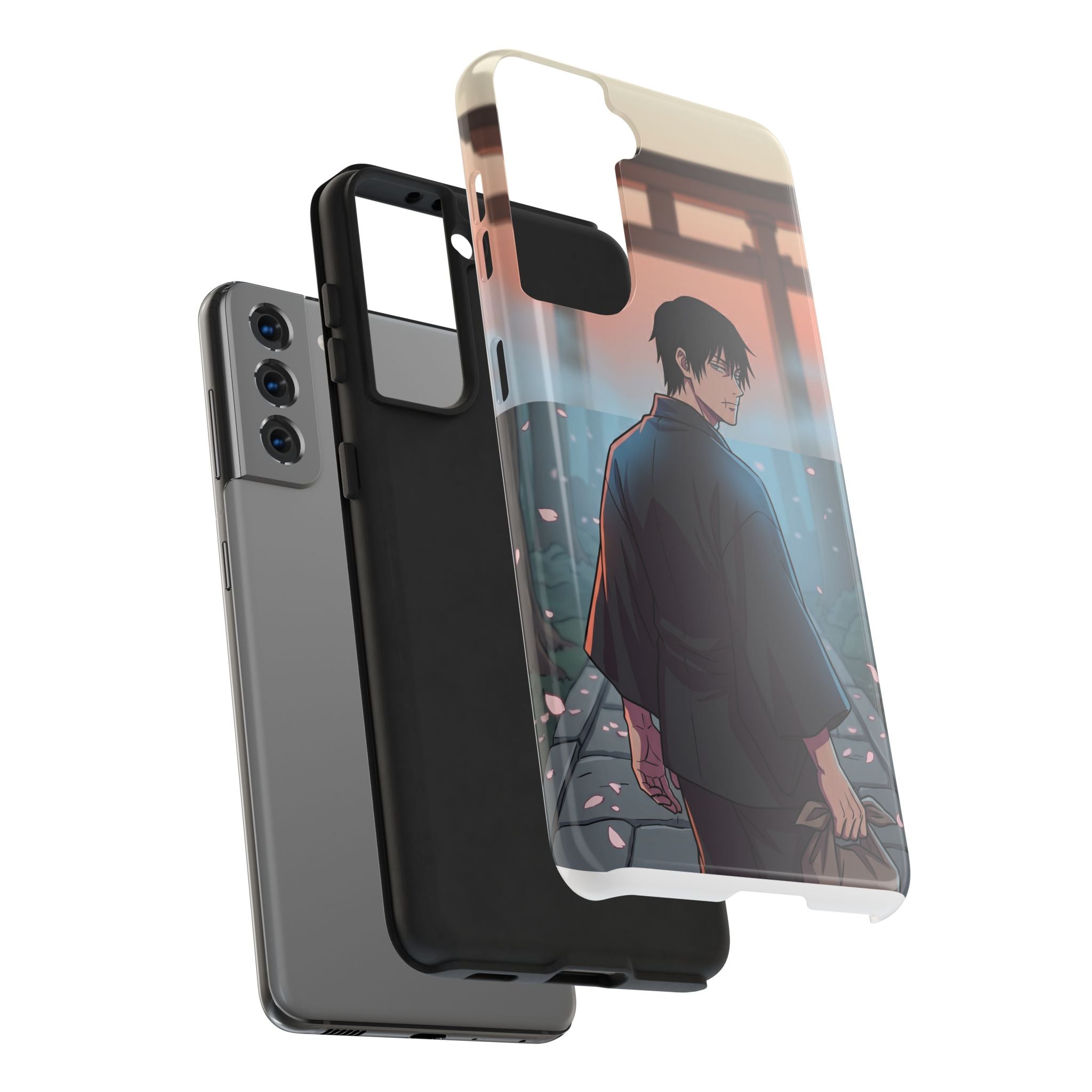 Sunset Torii Samurai Phone Case
