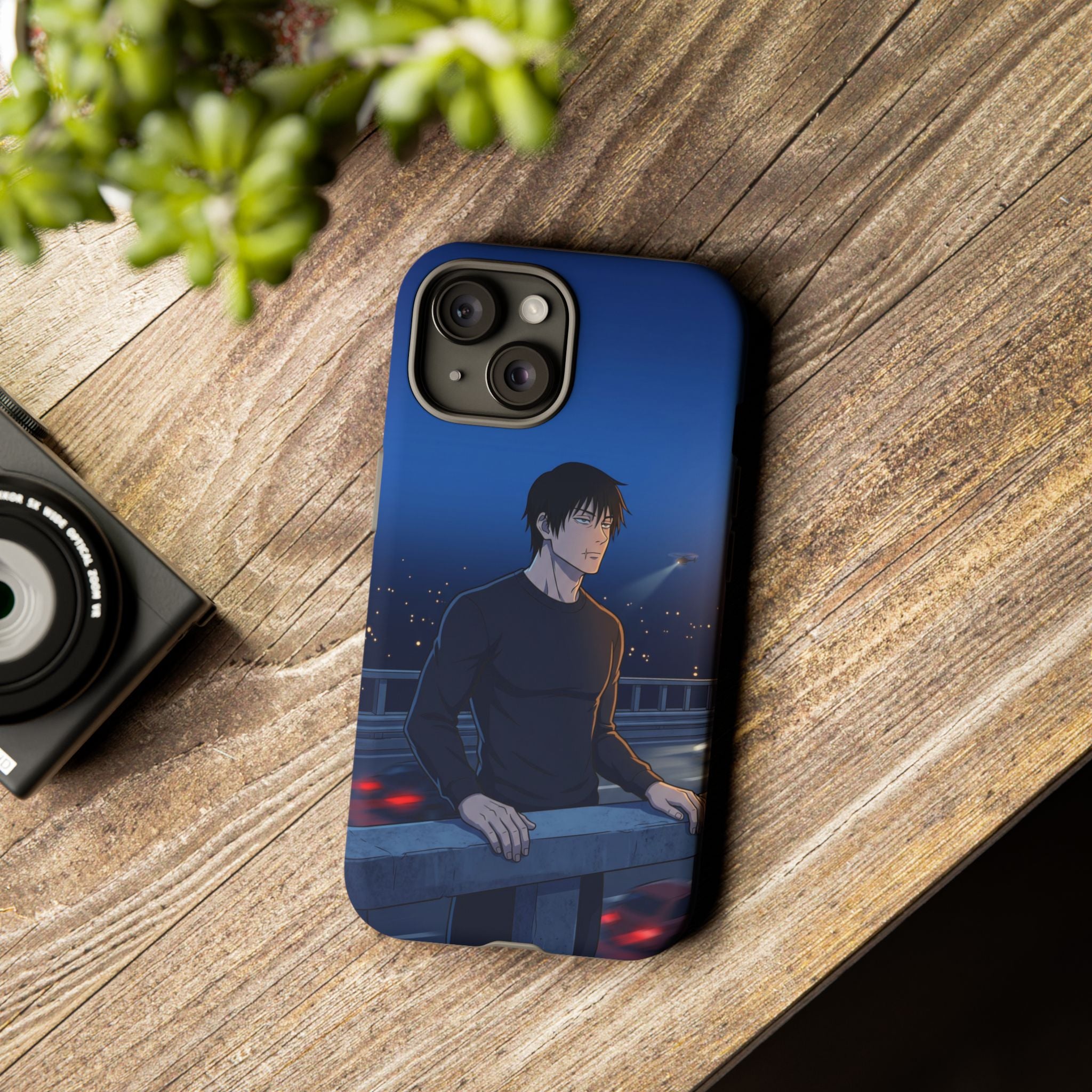 Moody Nightscape Phone Case — Anime on Bridge