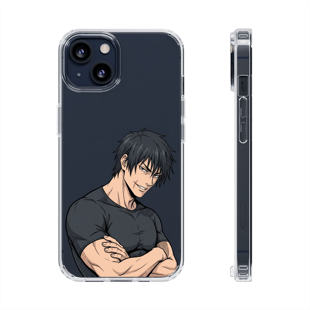 Sorcerer Killer Arms Crossed -- Clear Anime iPhone Case