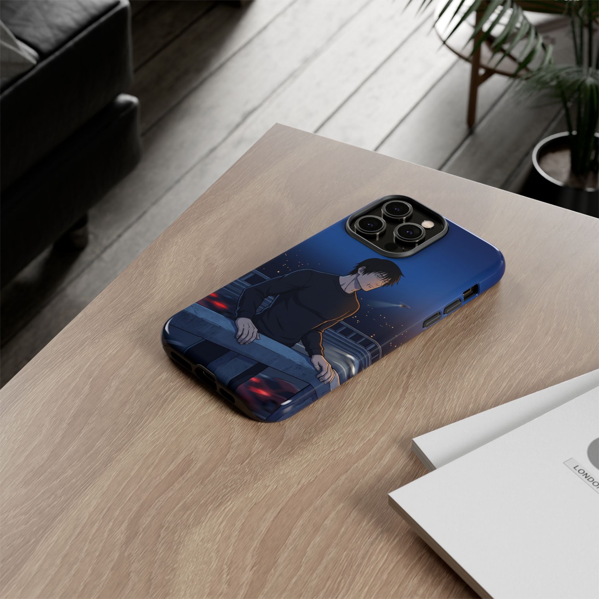Moody Nightscape Phone Case — Anime on Bridge