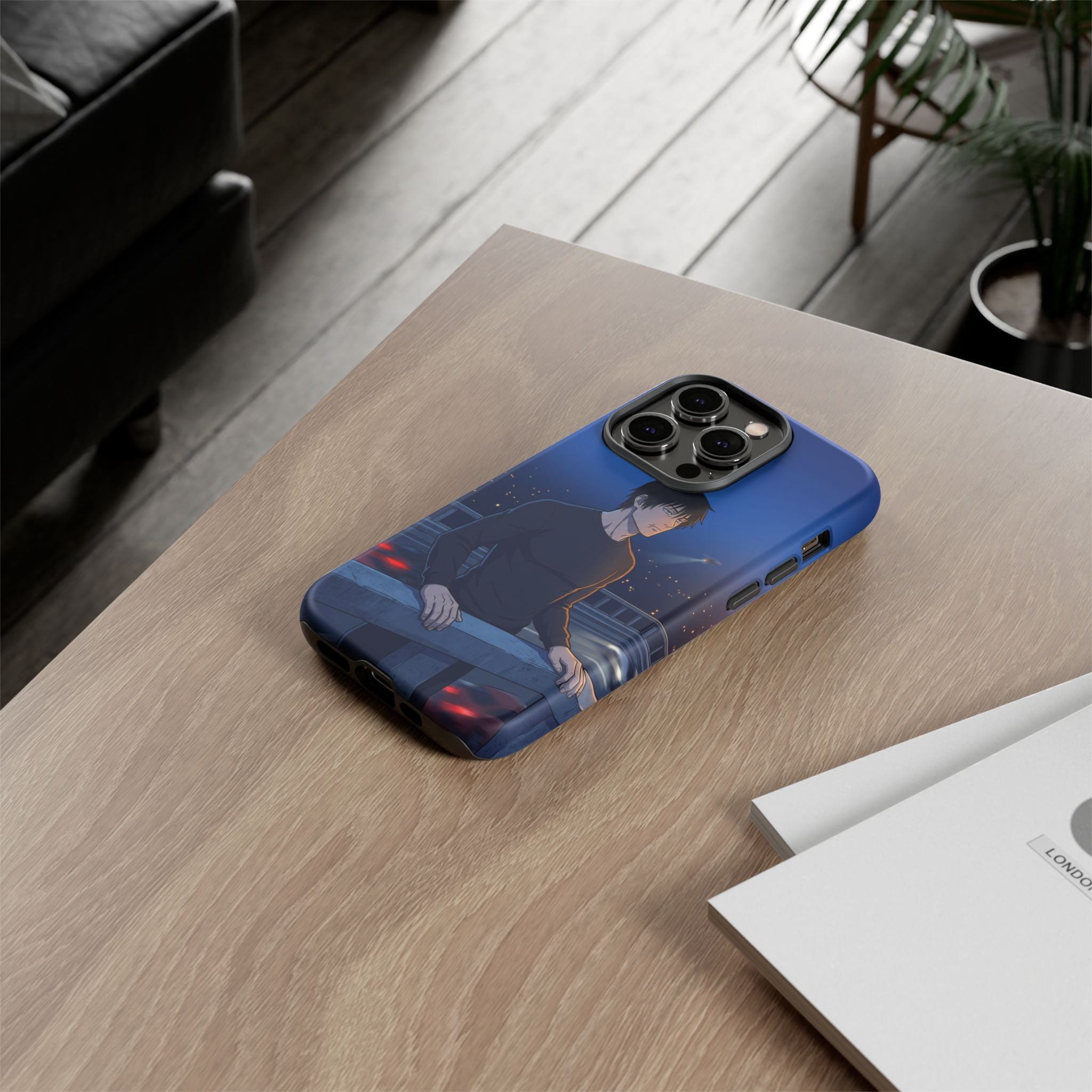 Moody Nightscape Phone Case — Anime on Bridge