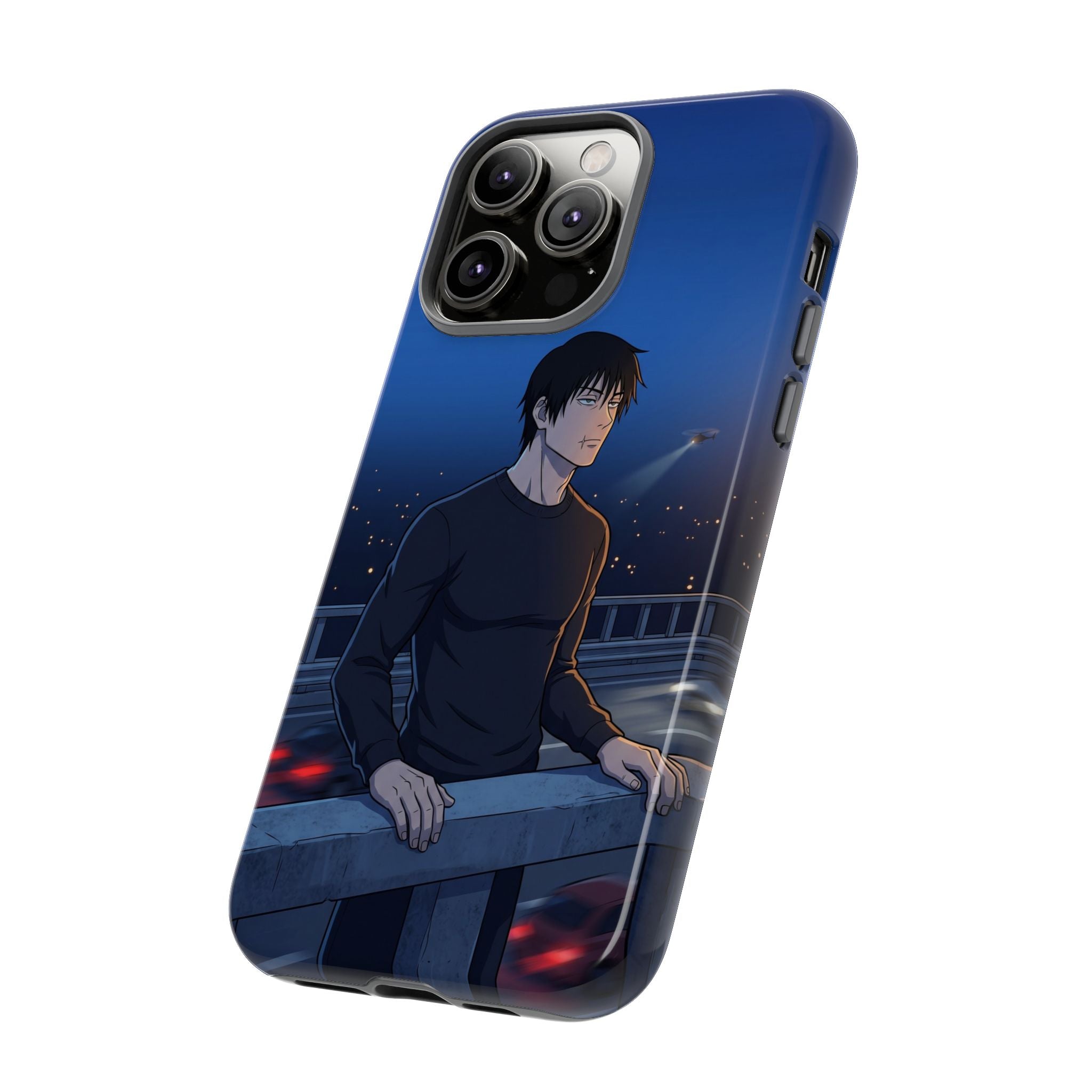 Moody Nightscape Phone Case — Anime on Bridge