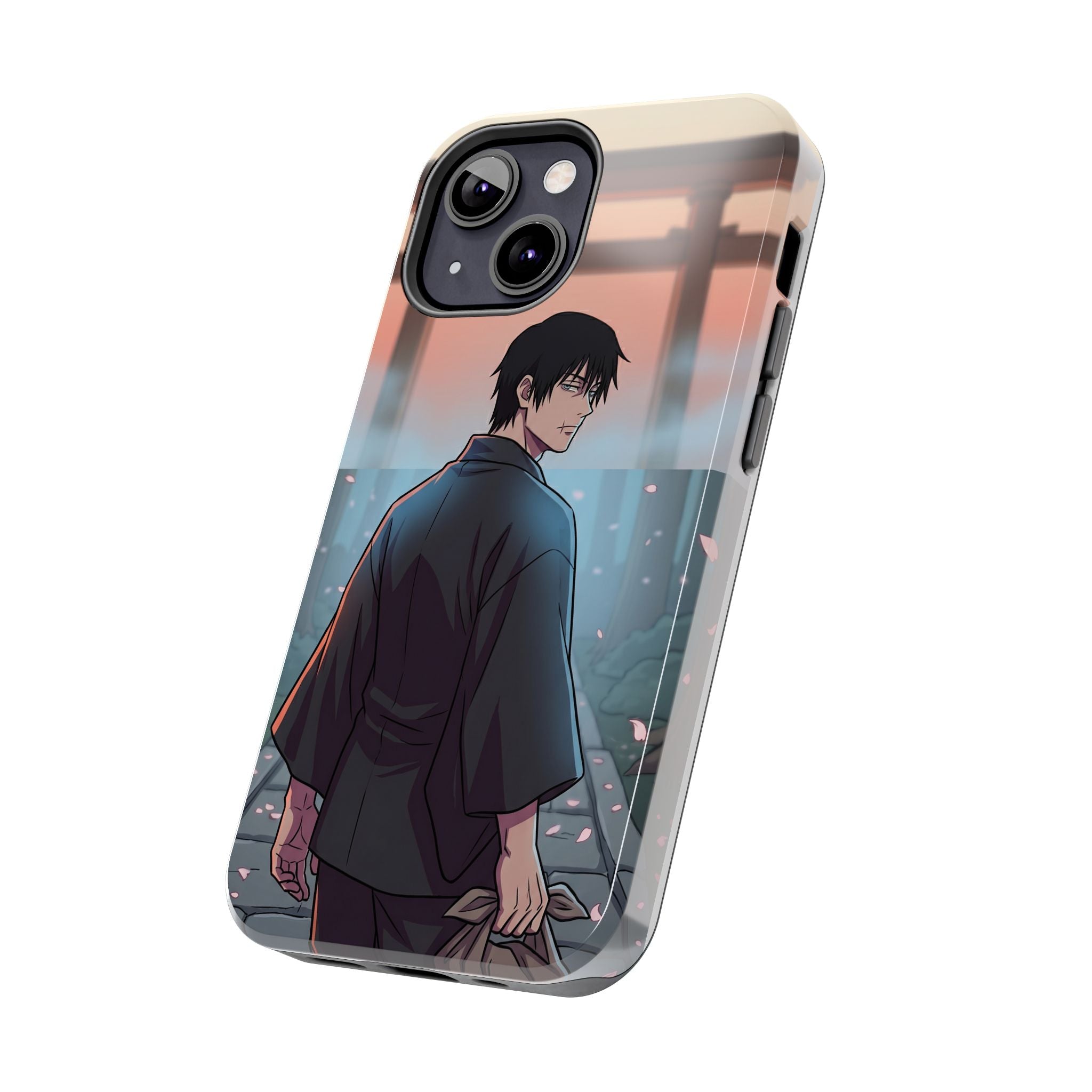 Sunset Torii Samurai Phone Case