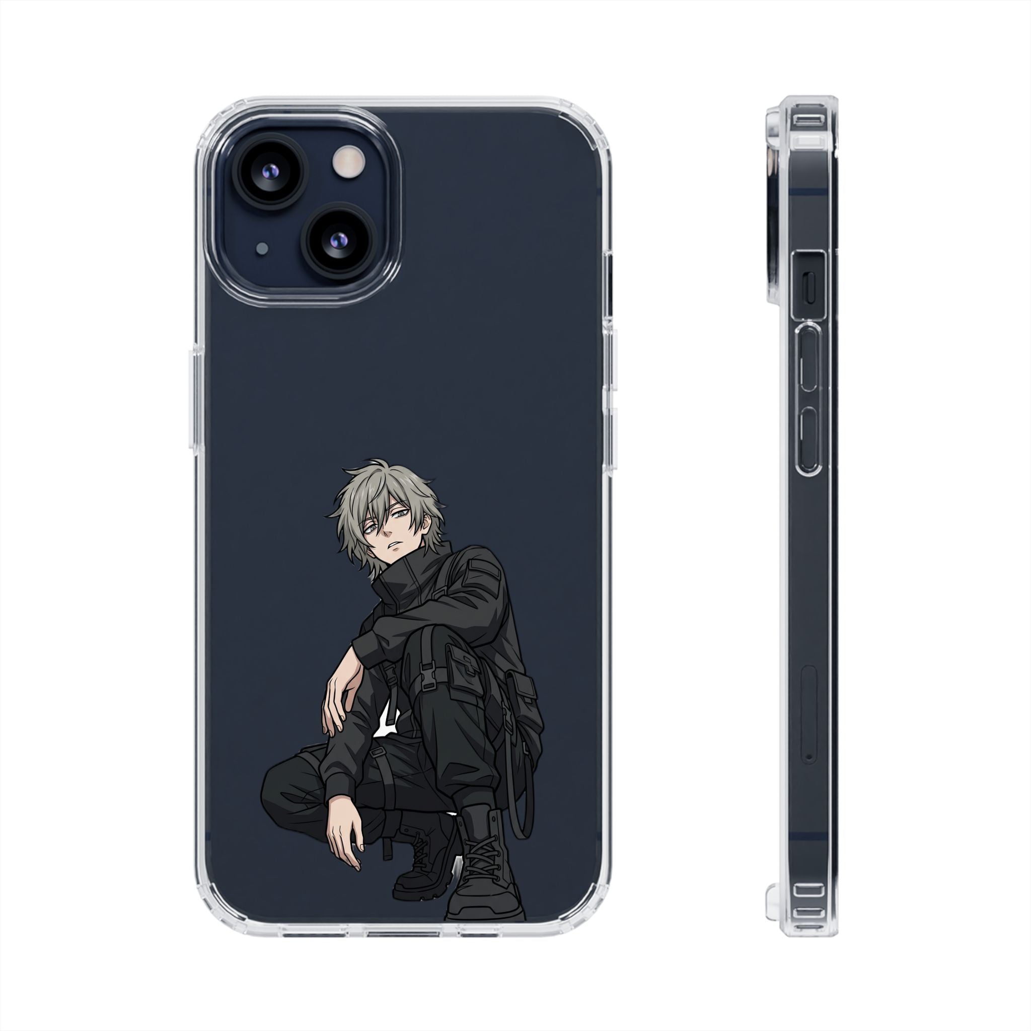 Kazu Techwear Street Style — Clear Anime iPhone Case