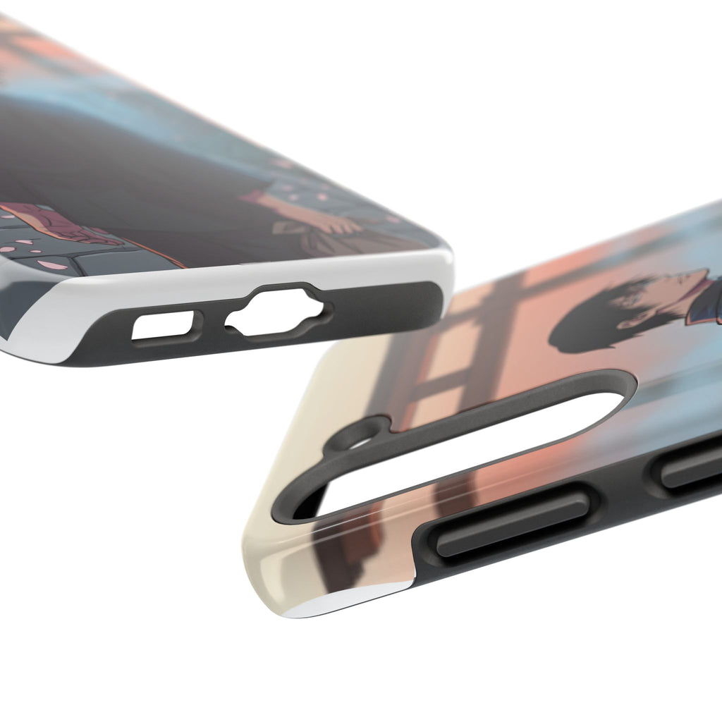 Sunset Torii Samurai Phone Case