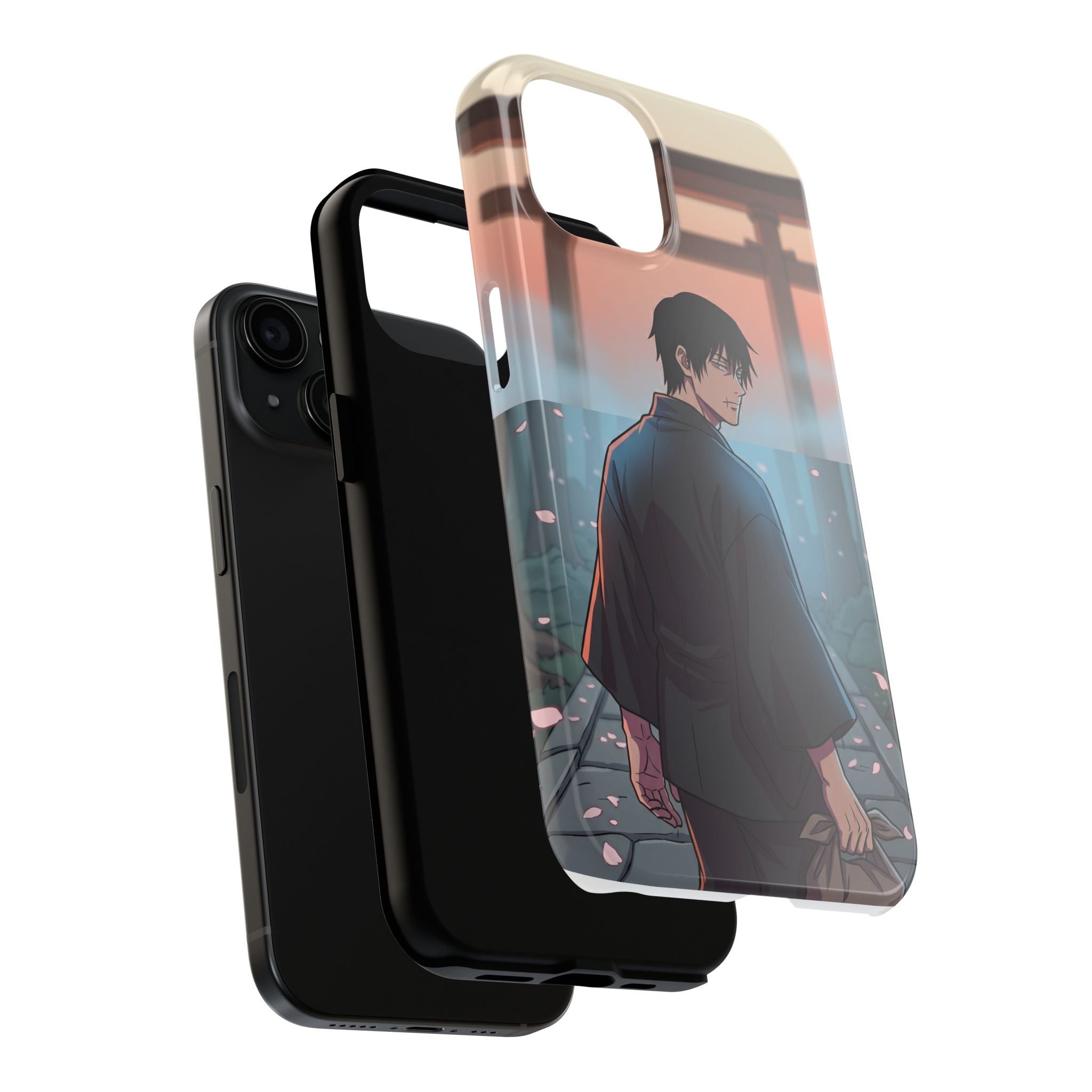 Sunset Torii Samurai Phone Case