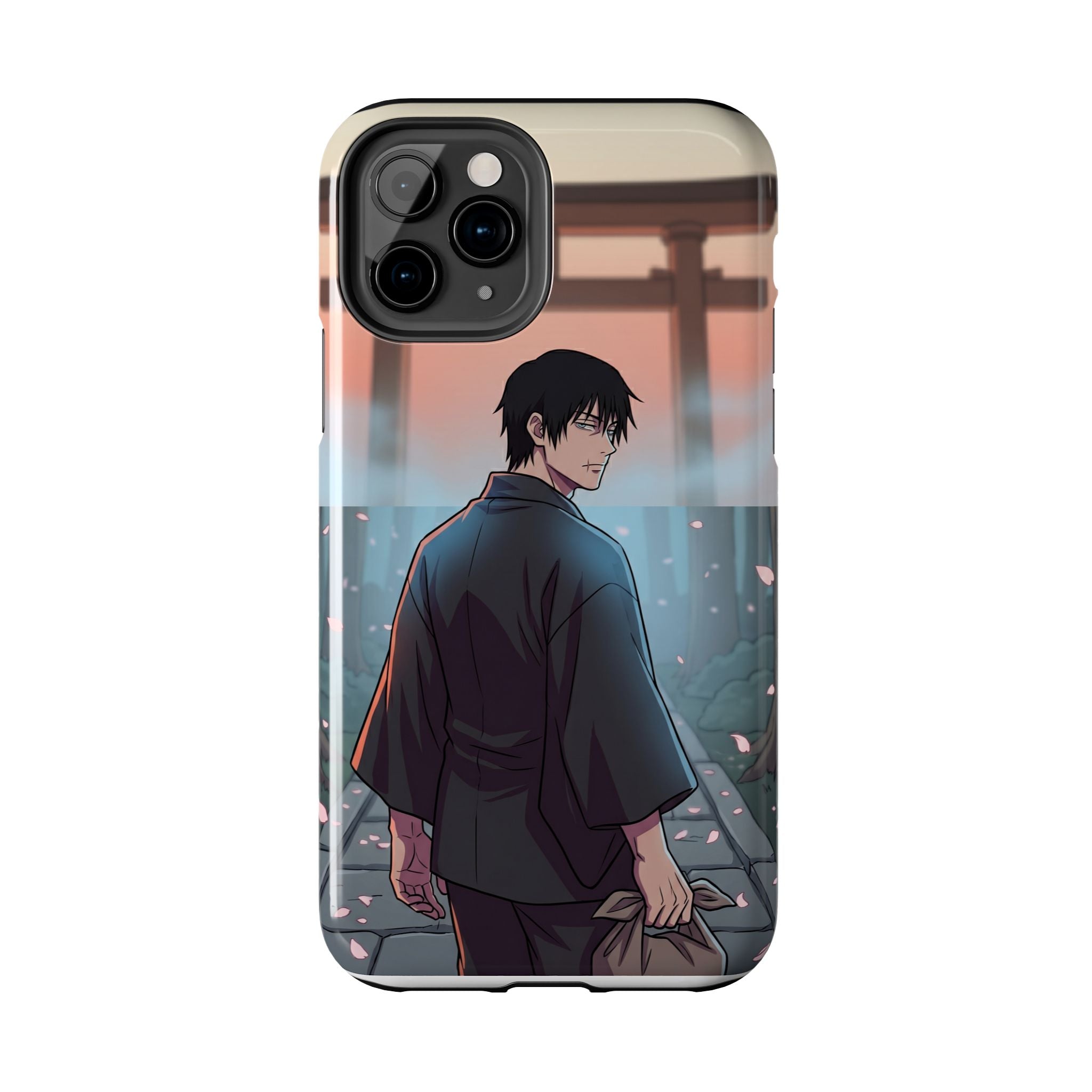 Sunset Torii Samurai Phone Case