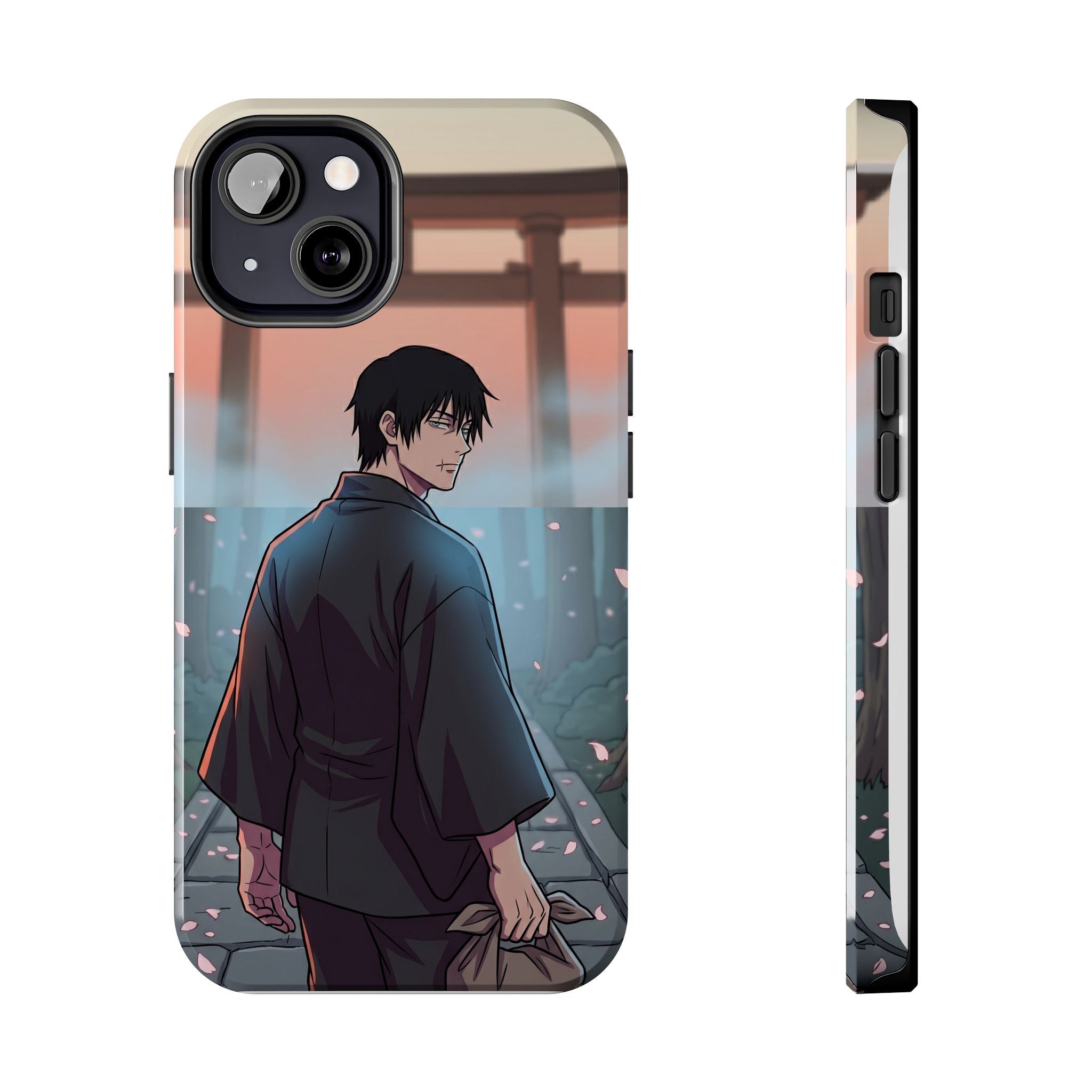 Sunset Torii Samurai Phone Case