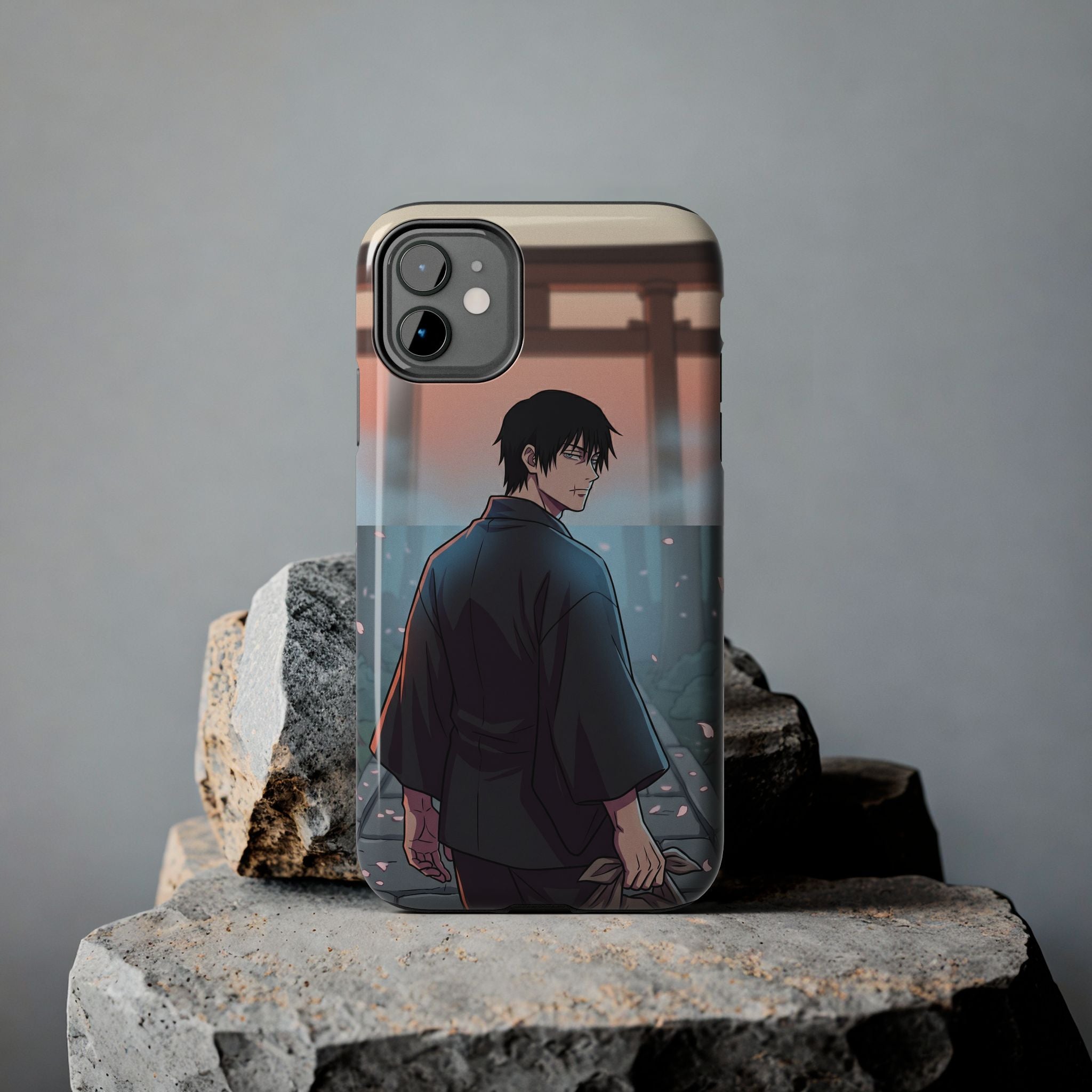 Sunset Torii Samurai Phone Case