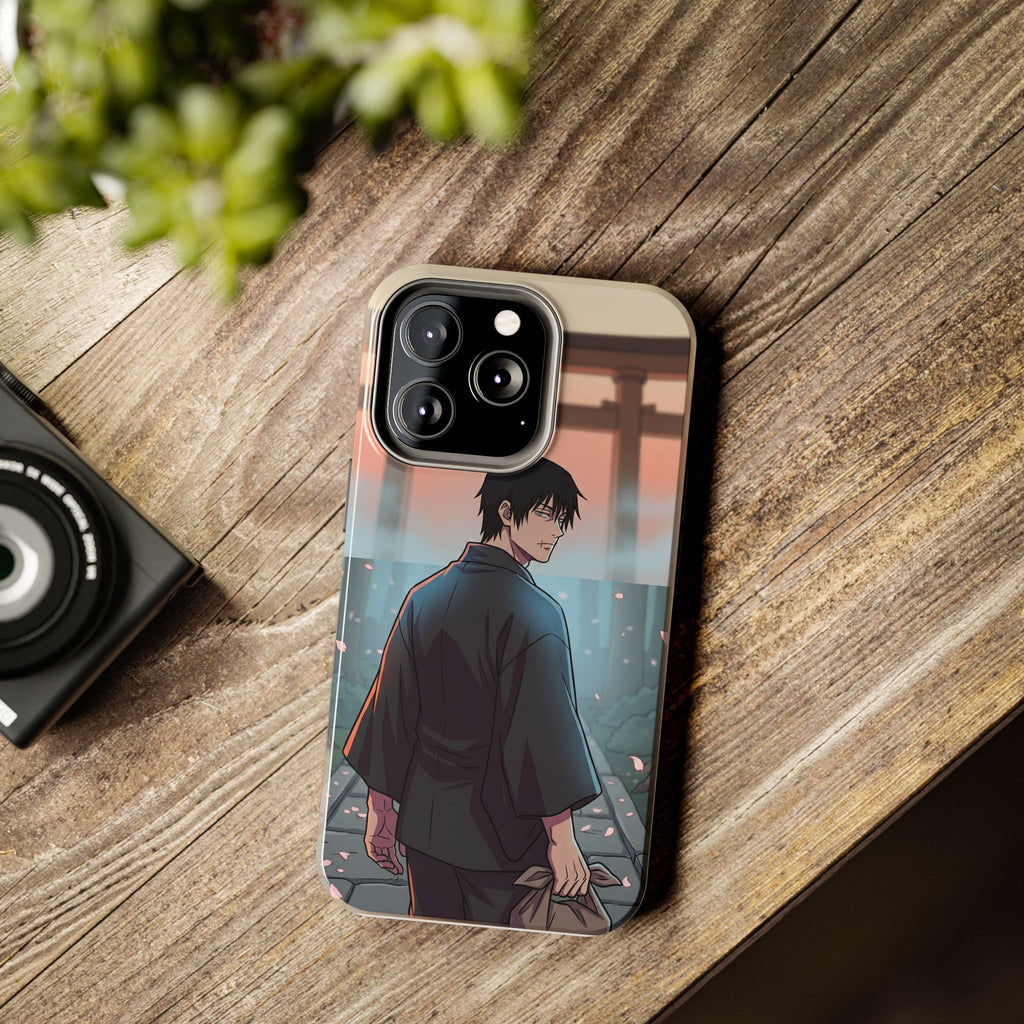 Sunset Torii Samurai Phone Case