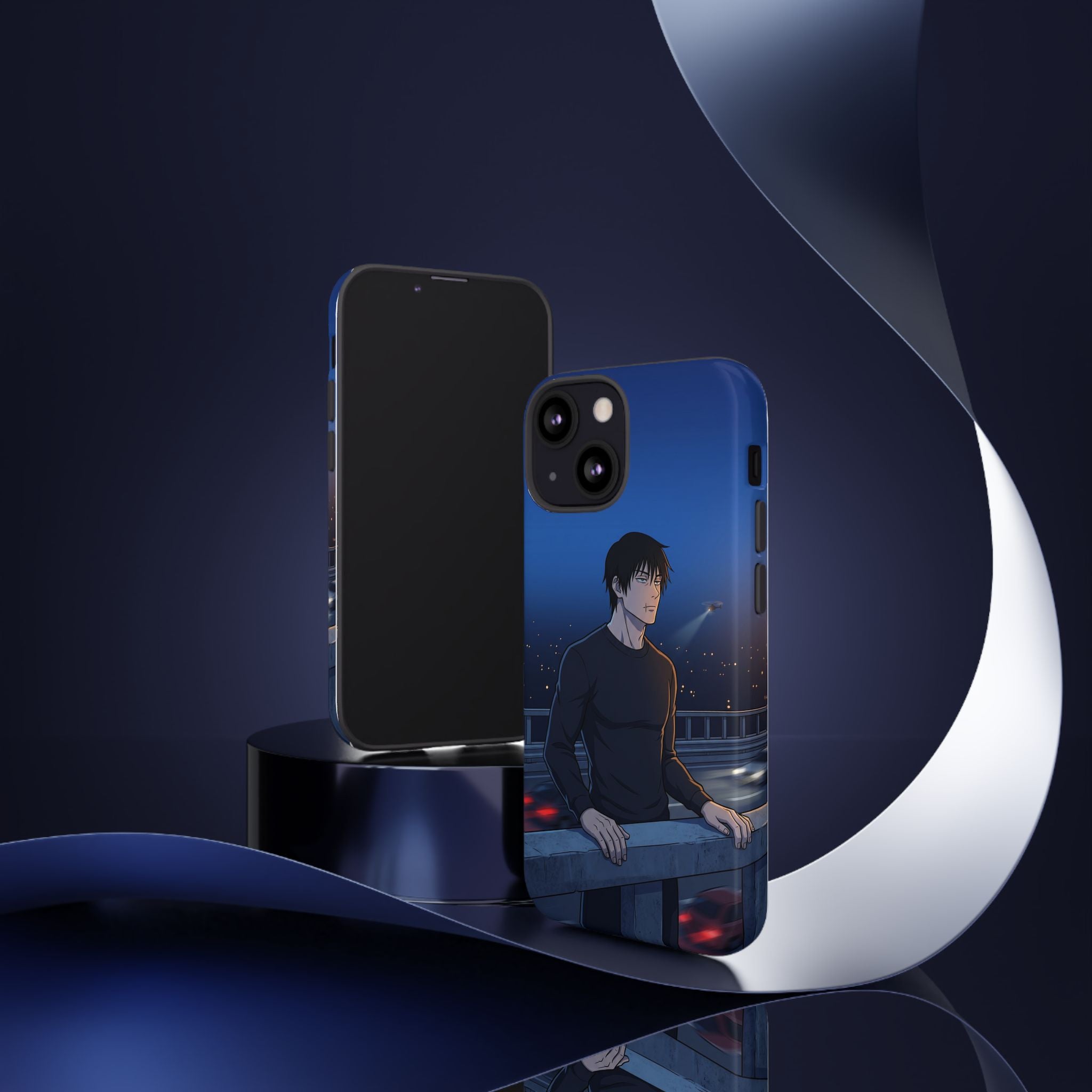 Moody Nightscape Phone Case — Anime on Bridge