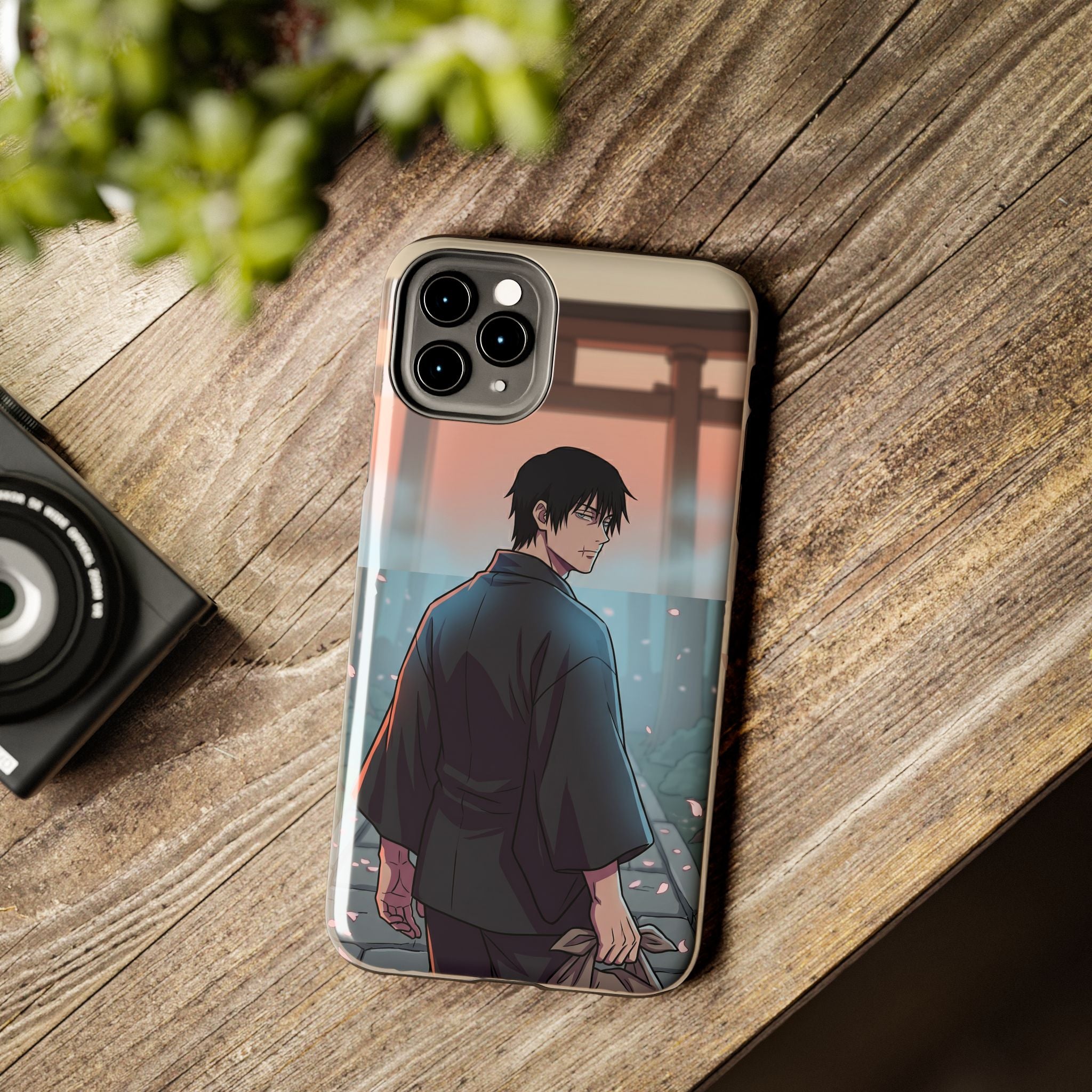 Sunset Torii Samurai Phone Case