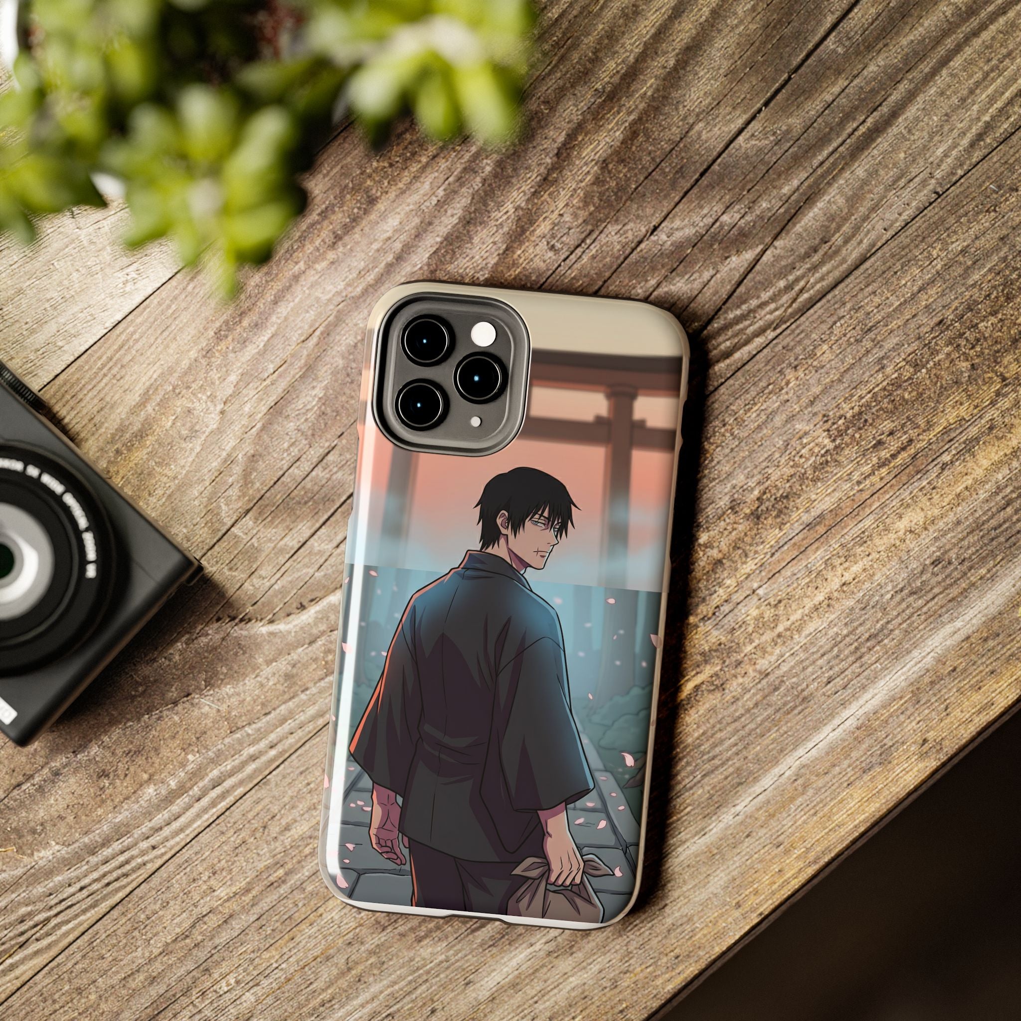 Sunset Torii Samurai Phone Case