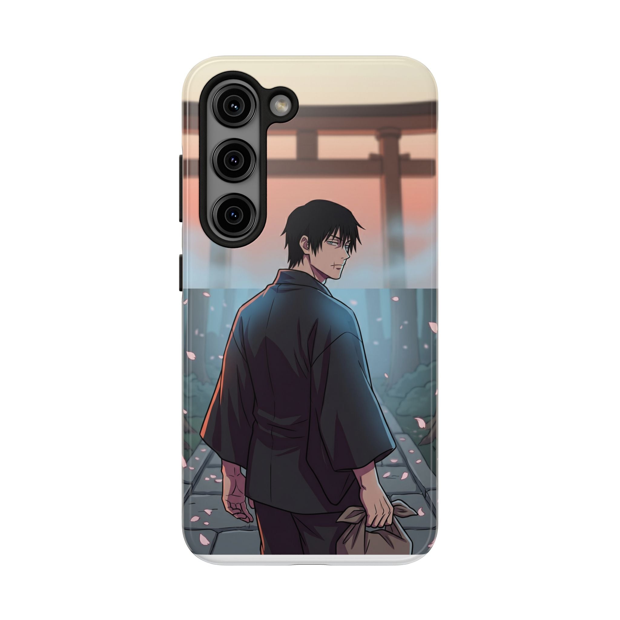 Sunset Torii Samurai Phone Case