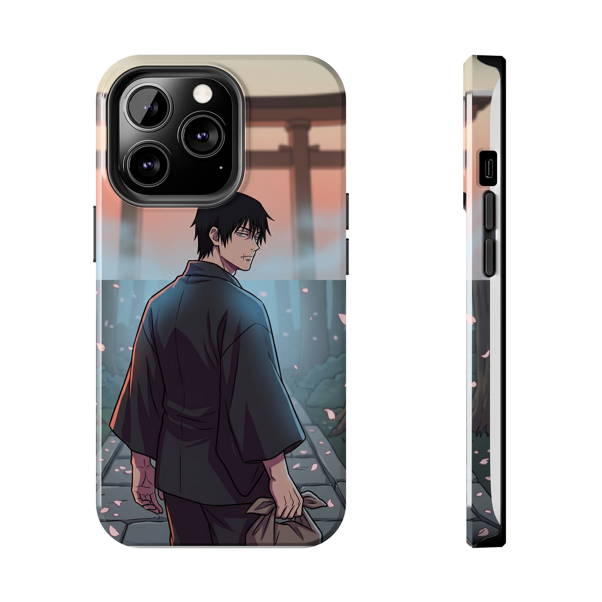 Sunset Torii Samurai Phone Case
