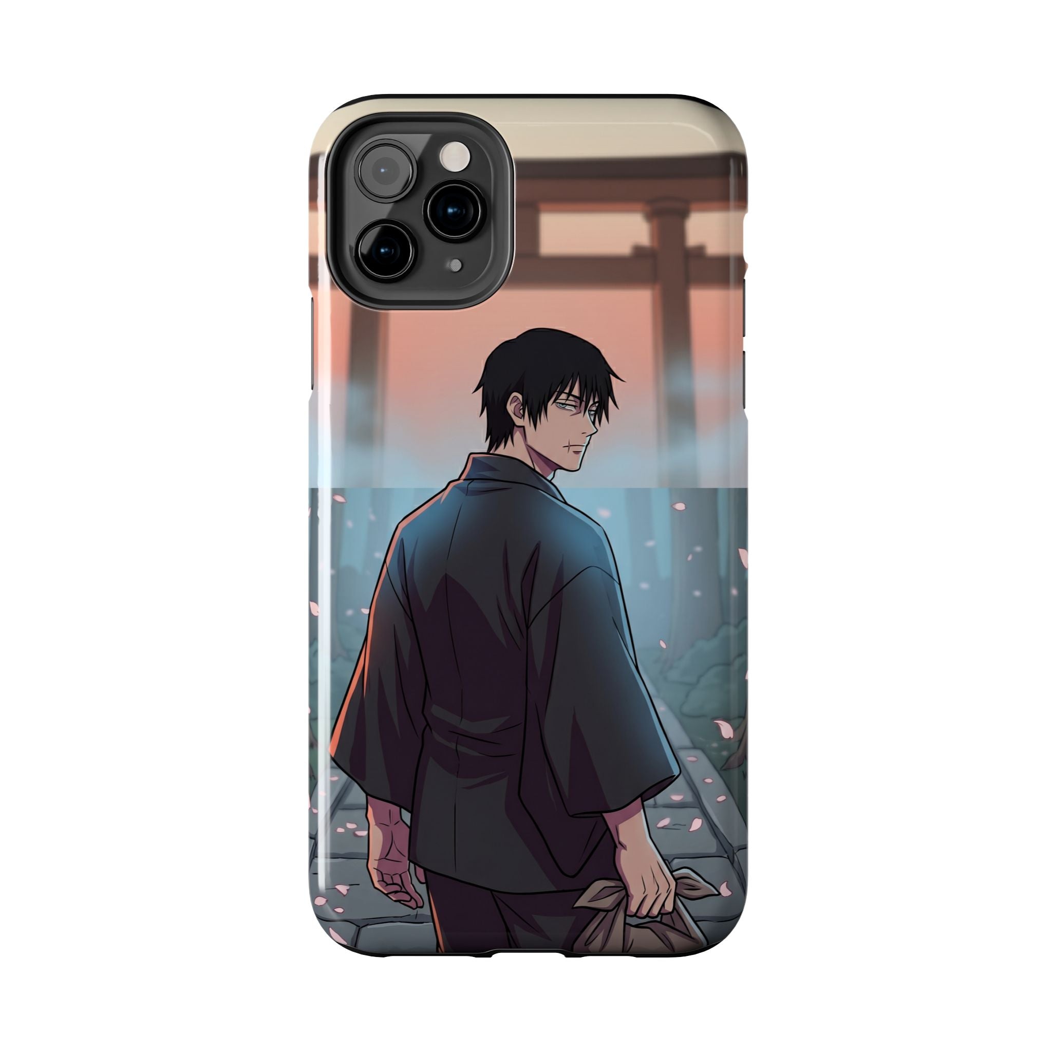 Sunset Torii Samurai Phone Case