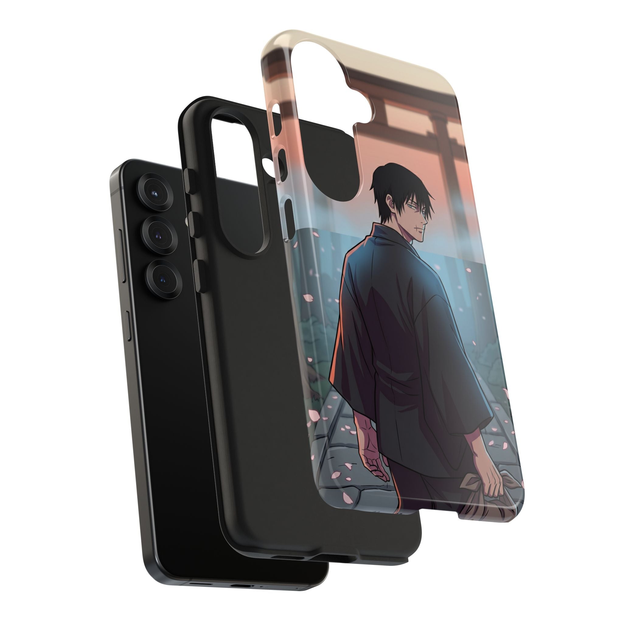Sunset Torii Samurai Phone Case
