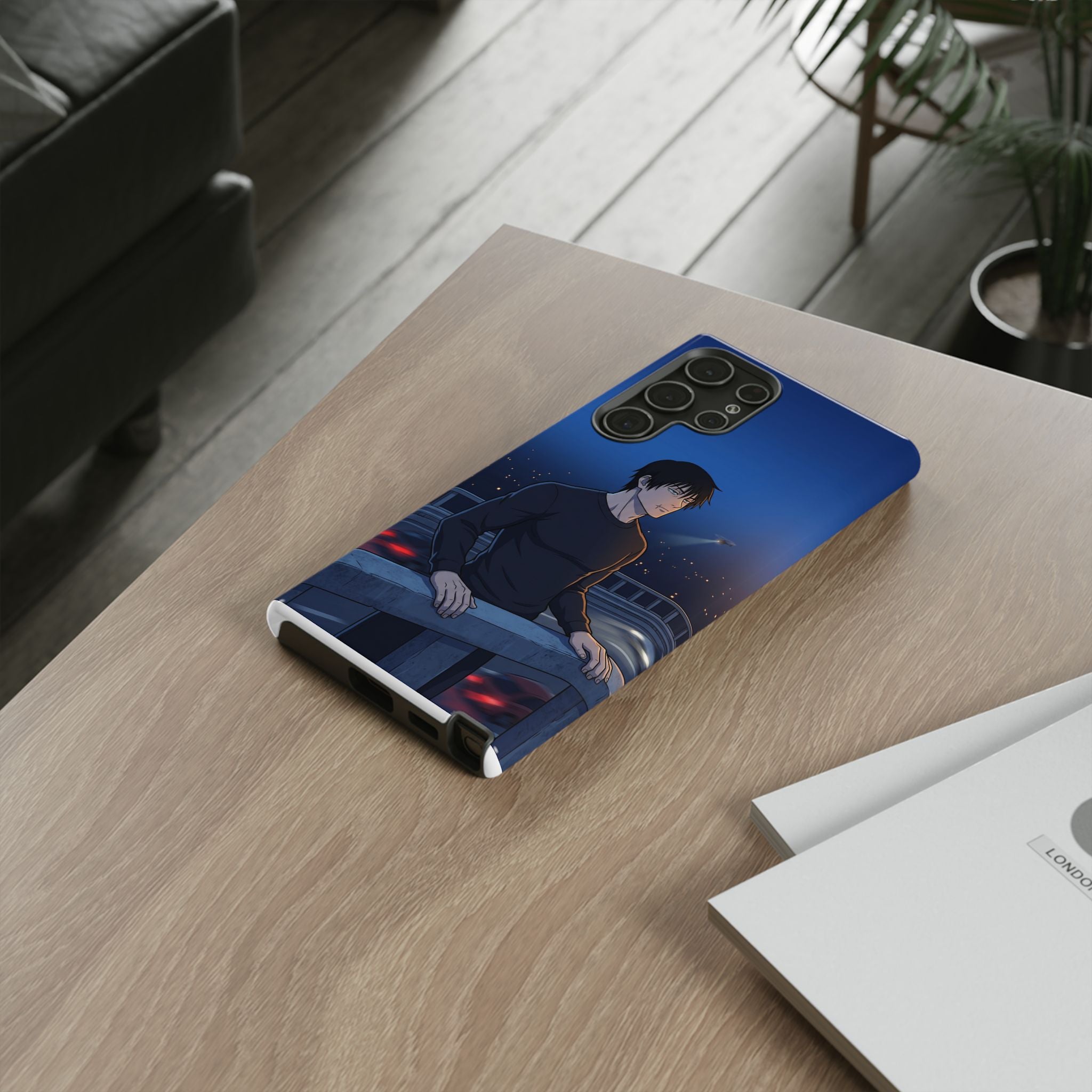Moody Nightscape Phone Case — Anime on Bridge