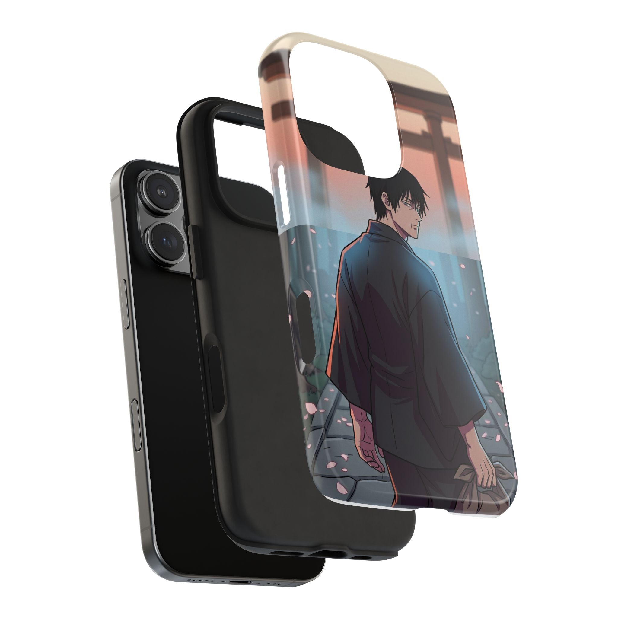 Sunset Torii Samurai Phone Case