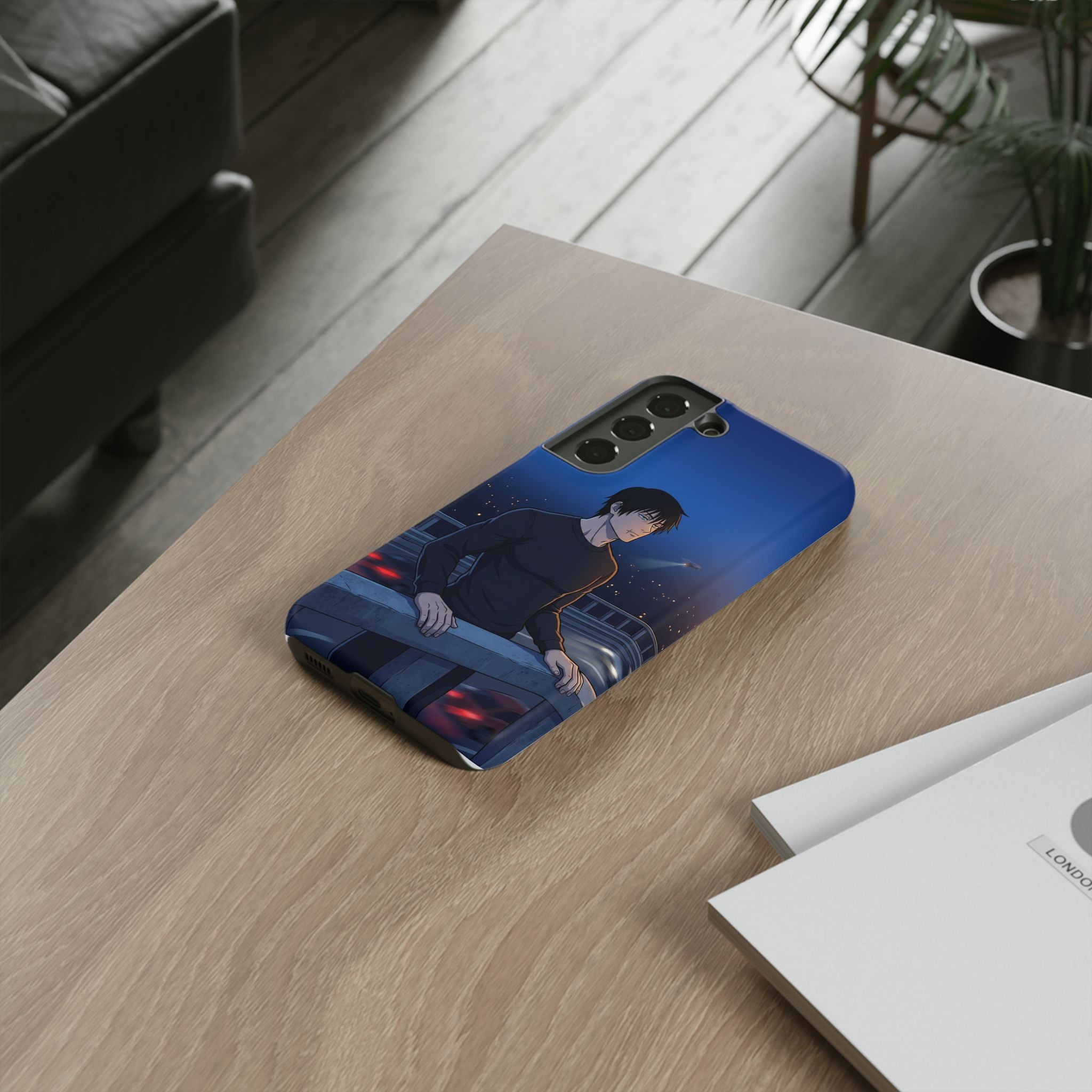 Moody Nightscape Phone Case — Anime on Bridge