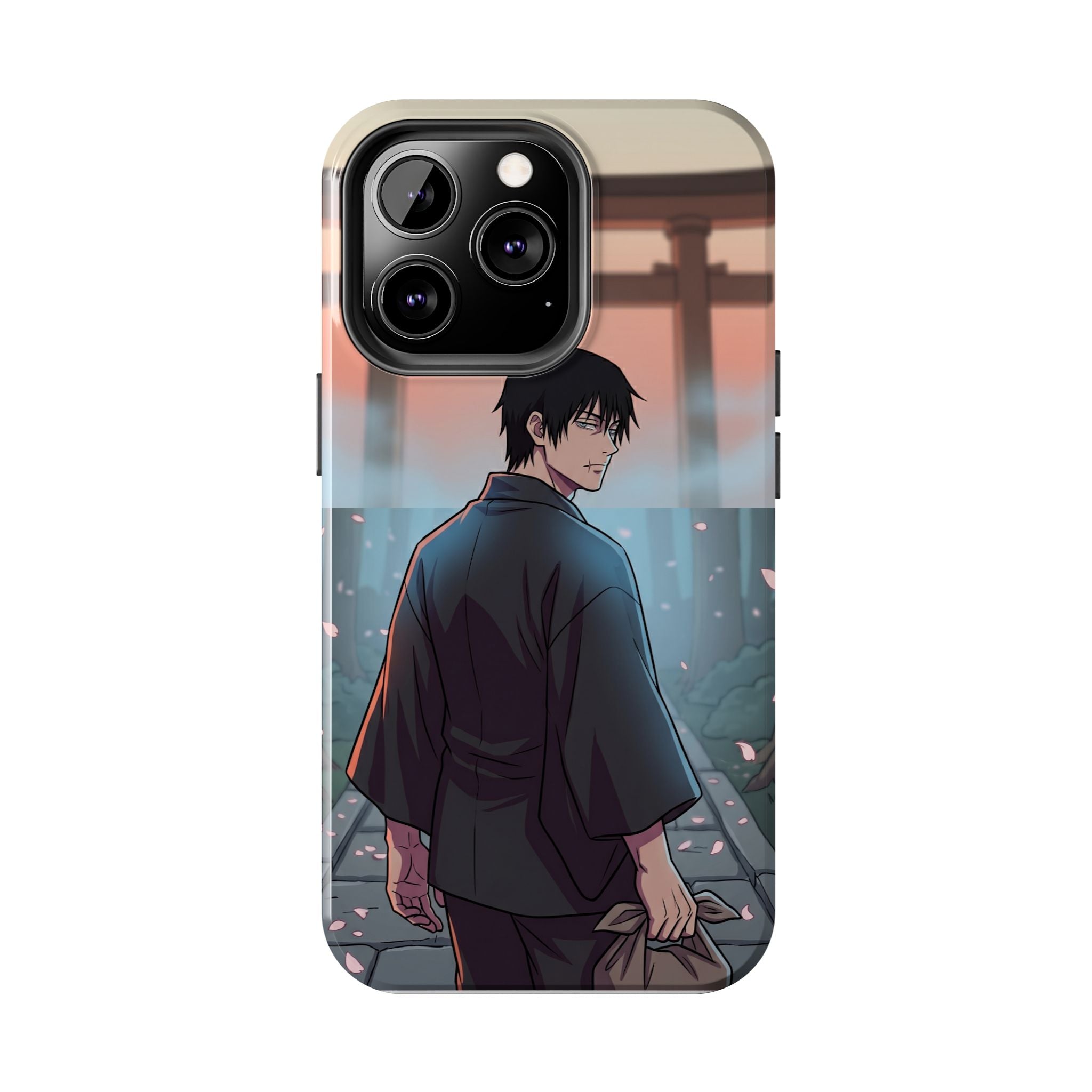 Sunset Torii Samurai Phone Case