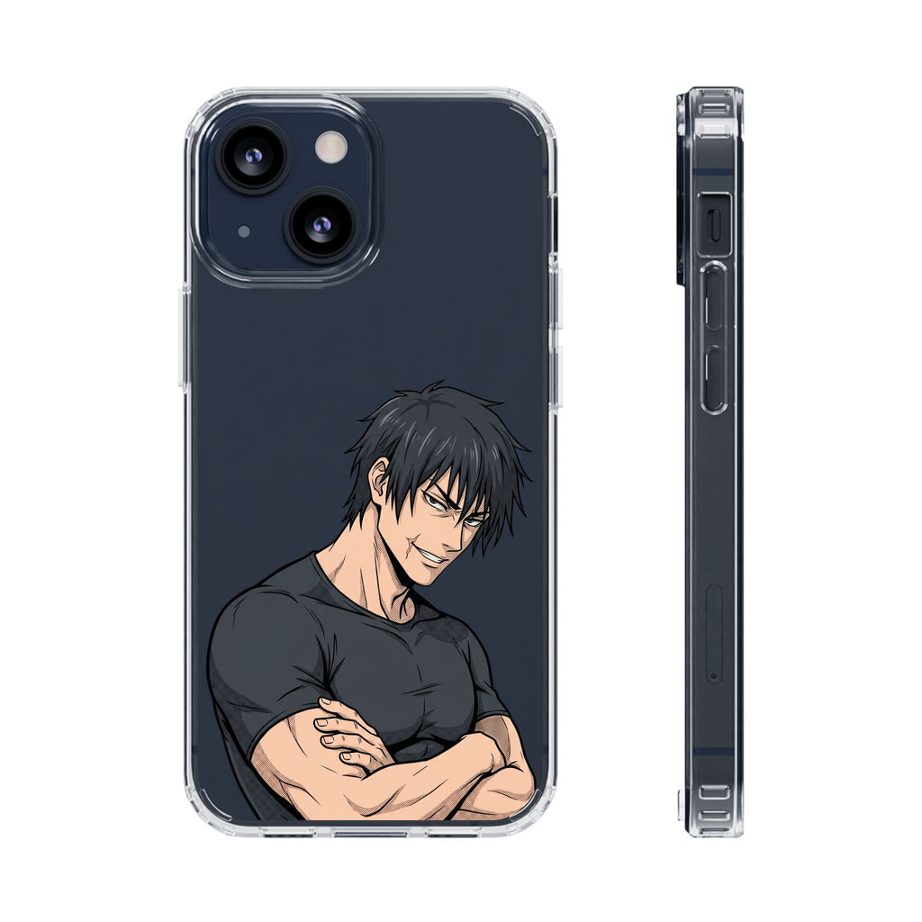 Sorcerer Killer Arms Crossed -- Clear Anime iPhone Case