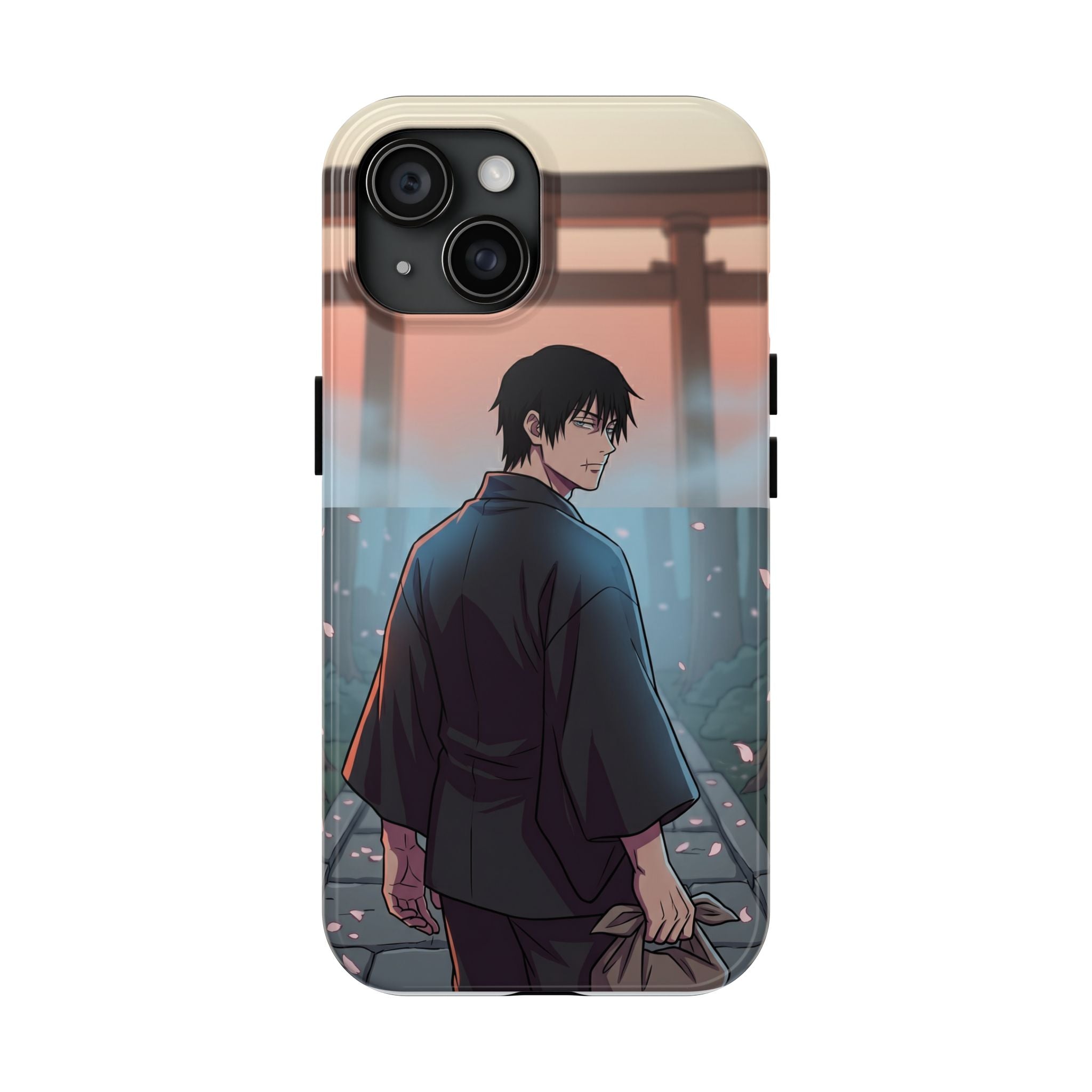 Sunset Torii Samurai Phone Case