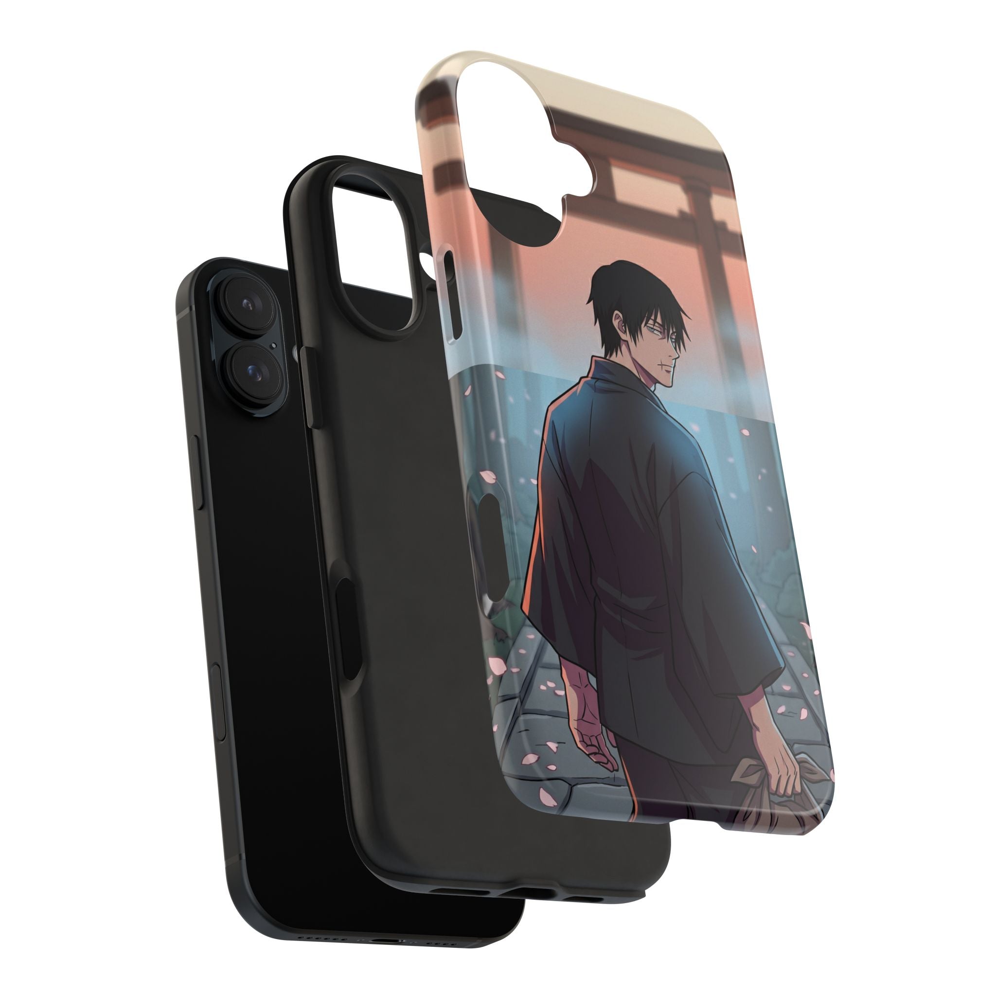 Sunset Torii Samurai Phone Case