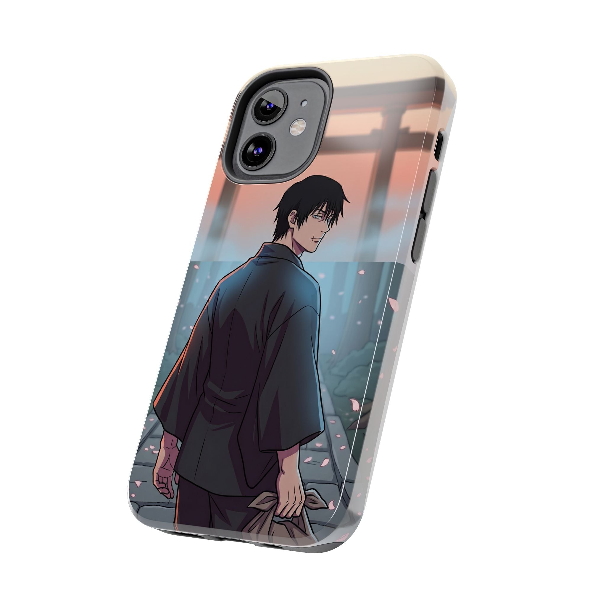 Sunset Torii Samurai Phone Case