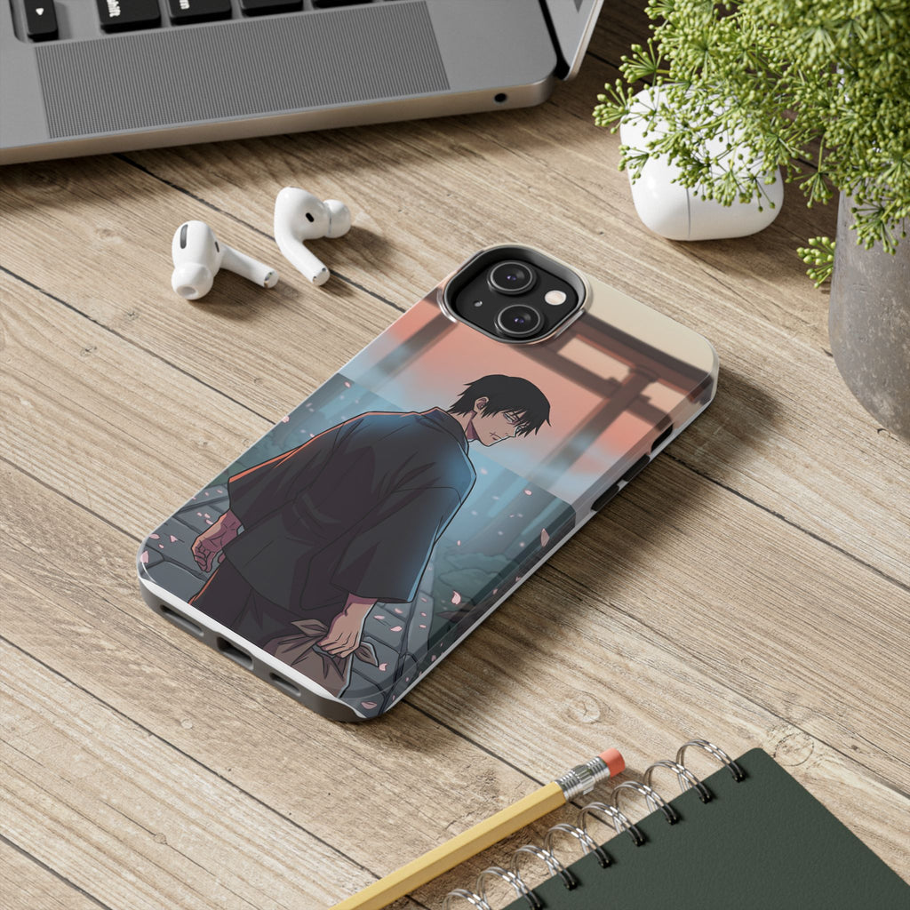 Sunset Torii Samurai Phone Case