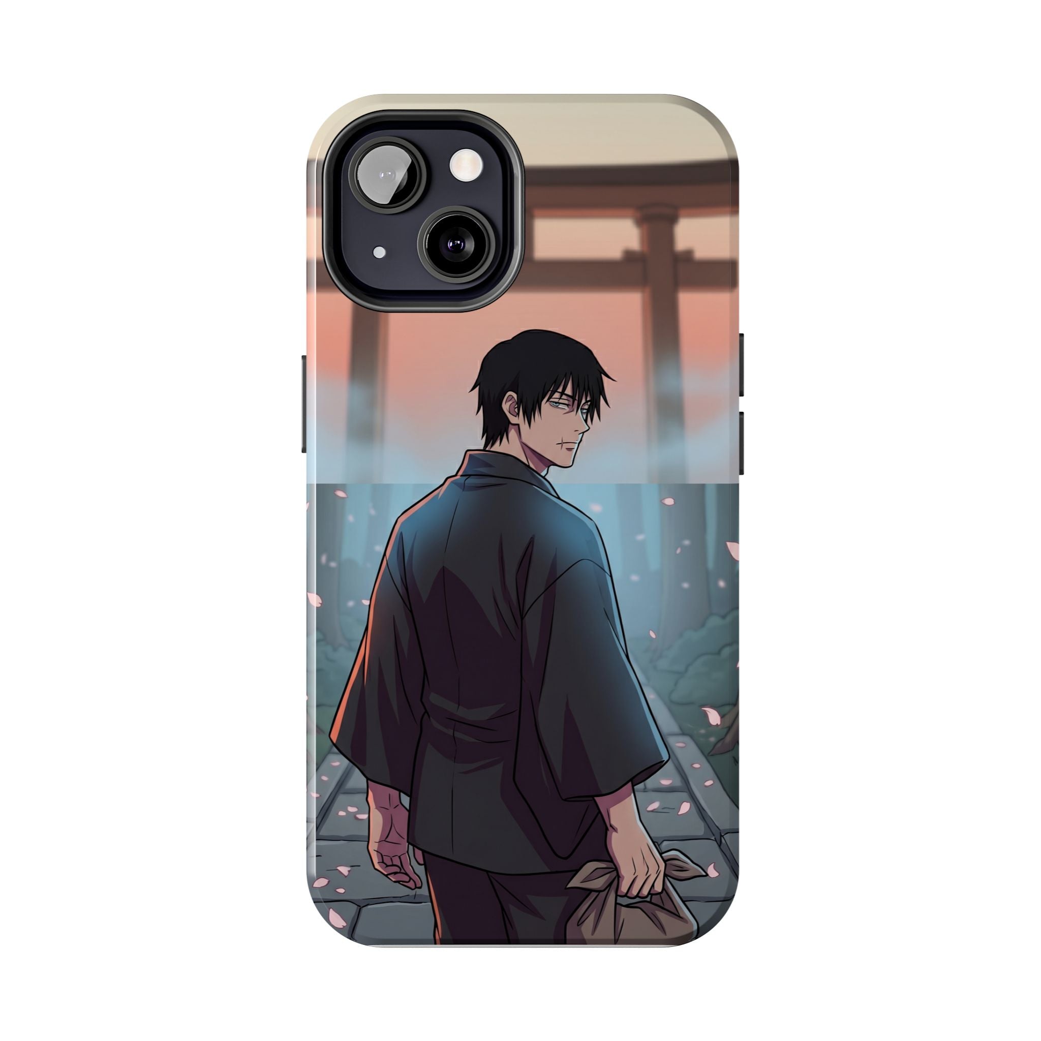 Sunset Torii Samurai Phone Case