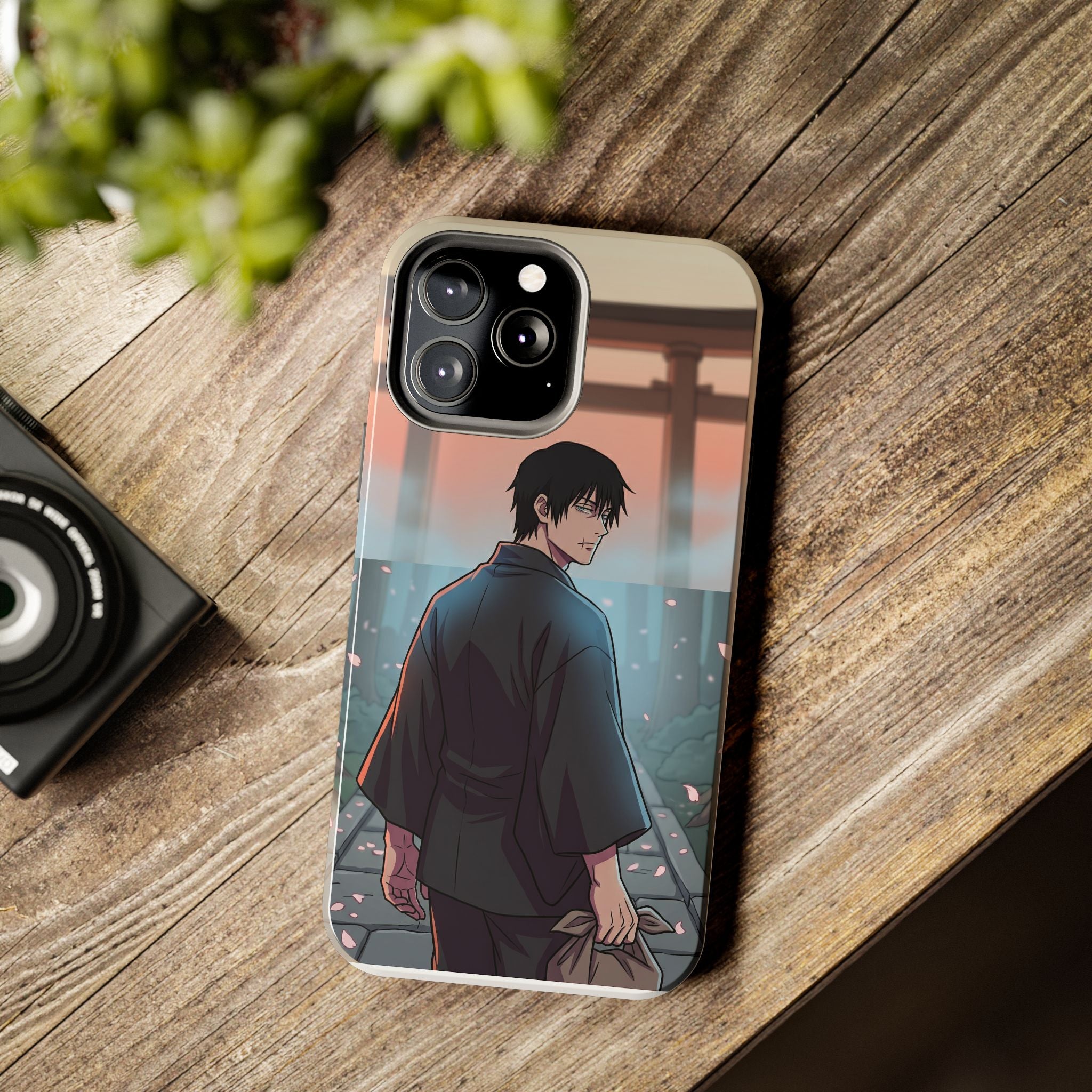 Sunset Torii Samurai Phone Case