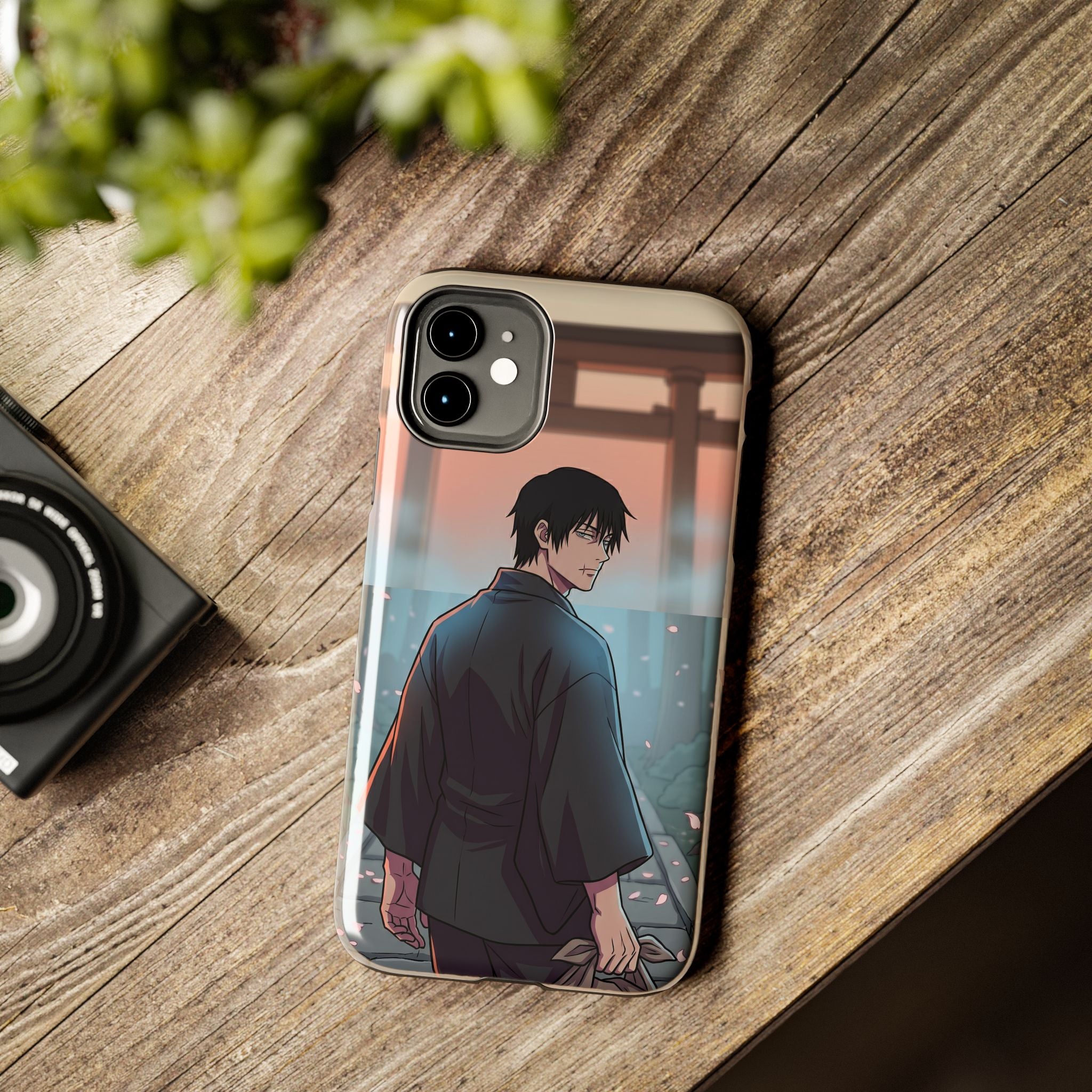 Sunset Torii Samurai Phone Case