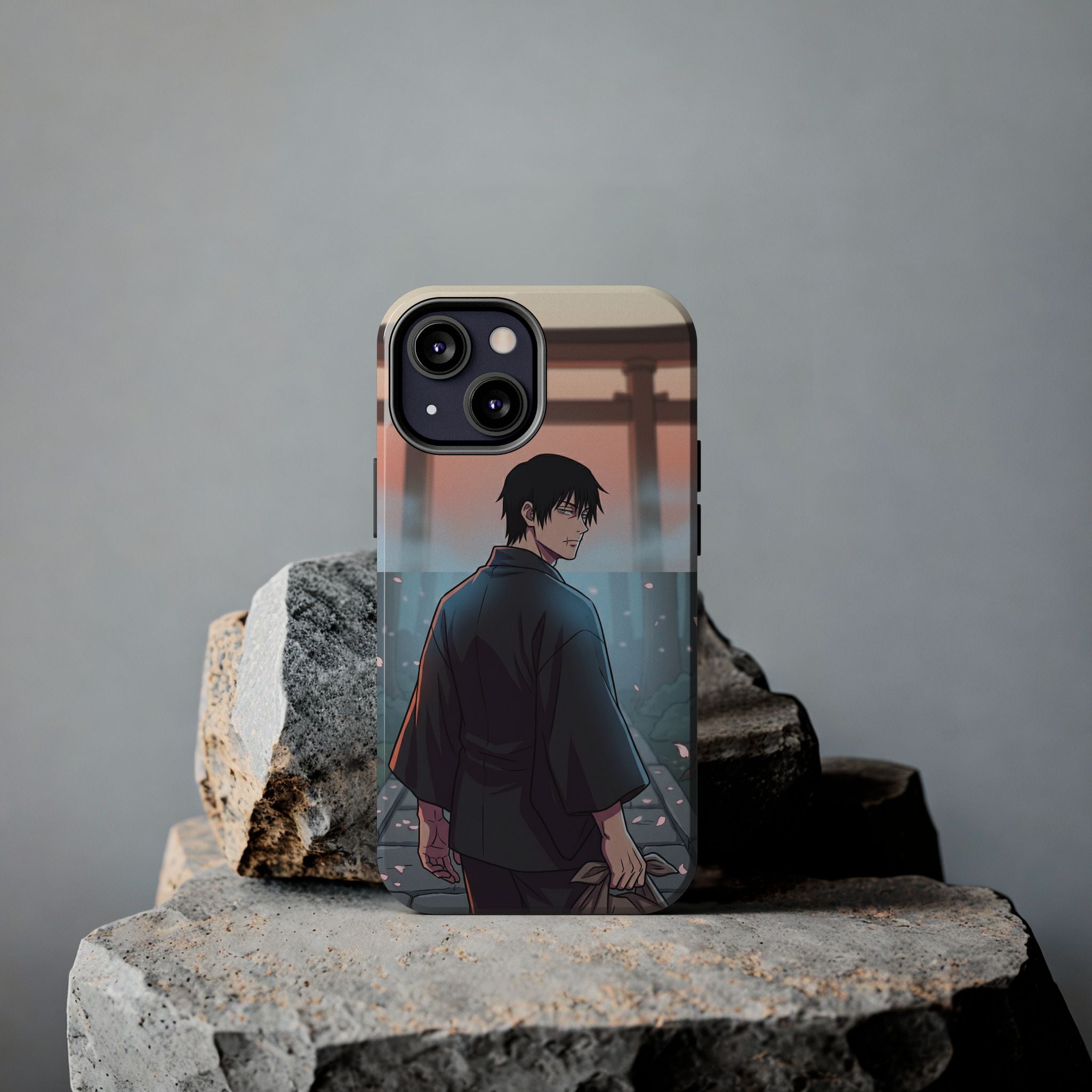 Sunset Torii Samurai Phone Case