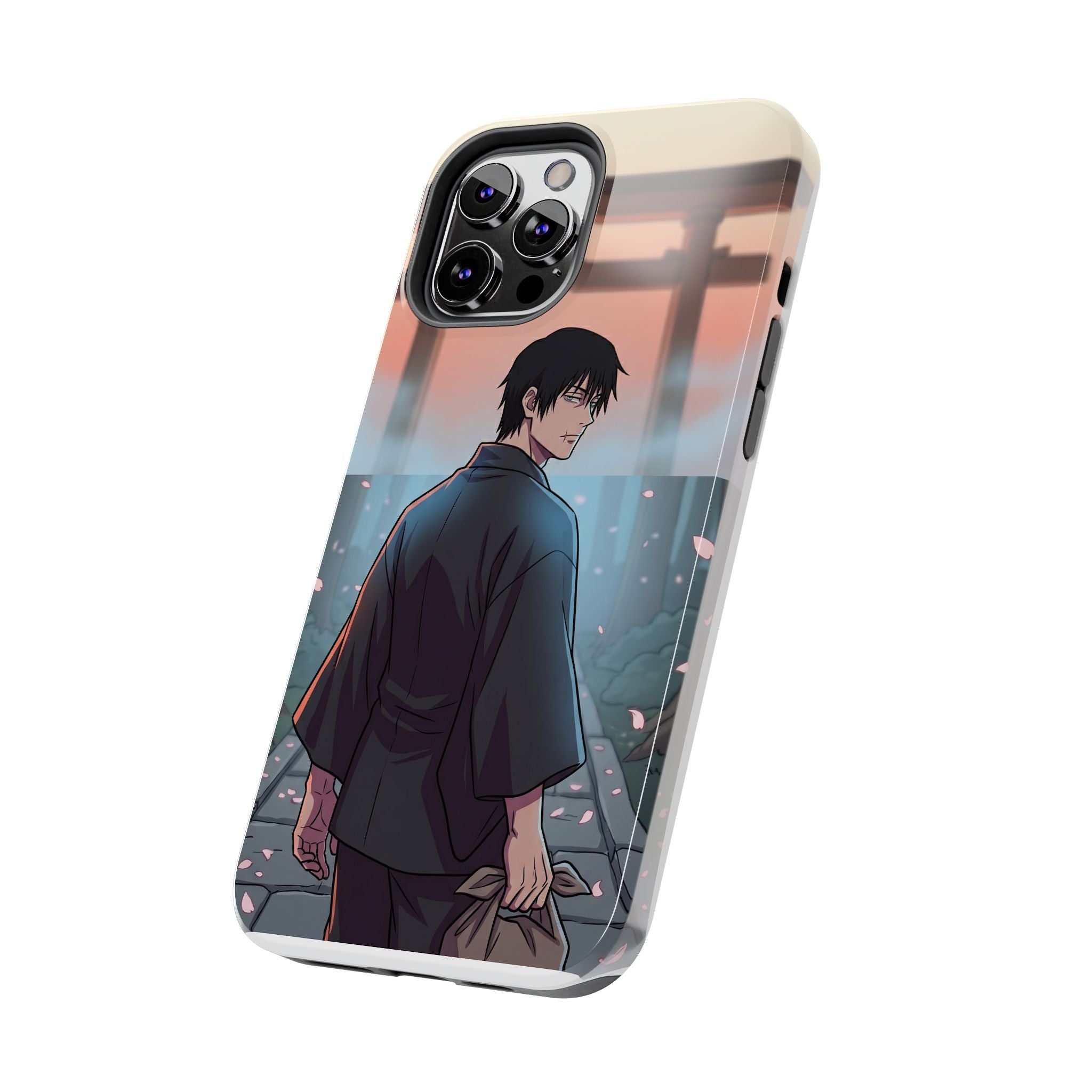 Sunset Torii Samurai Phone Case