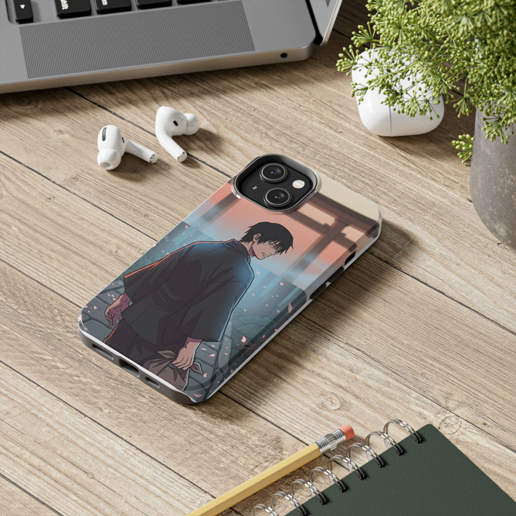 Sunset Torii Samurai Phone Case