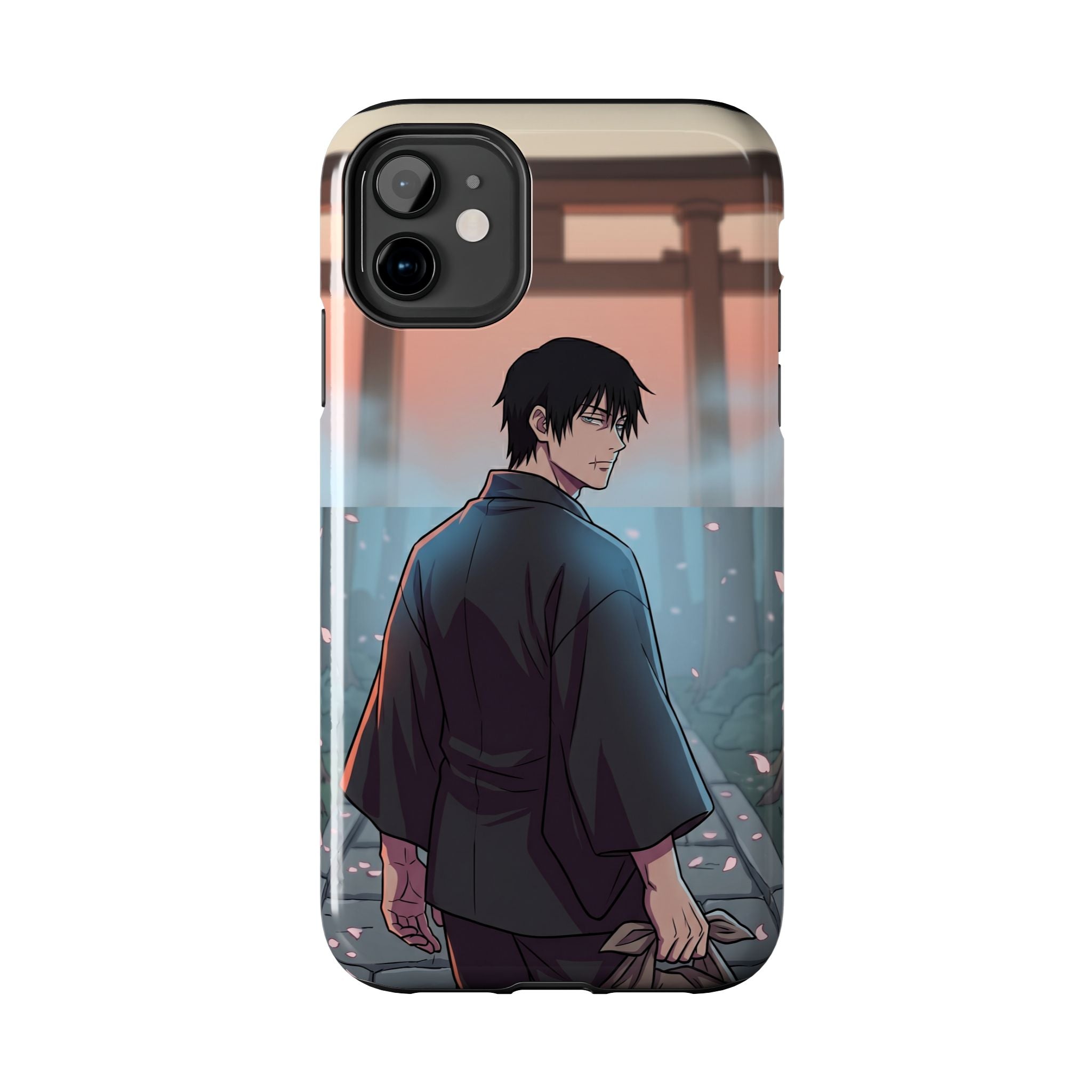 Sunset Torii Samurai Phone Case