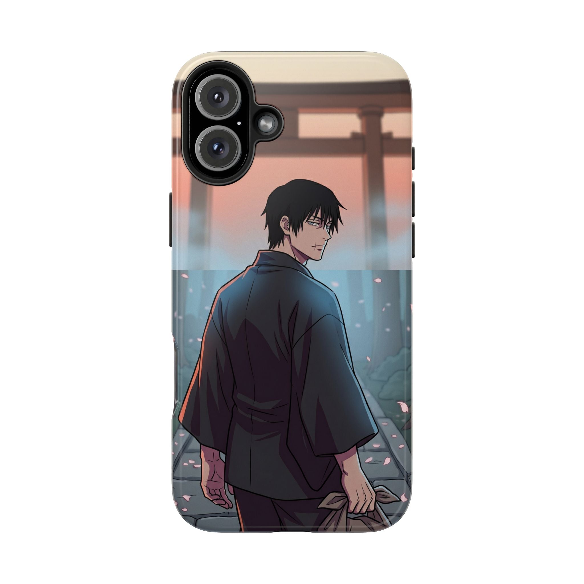 Sunset Torii Samurai Phone Case