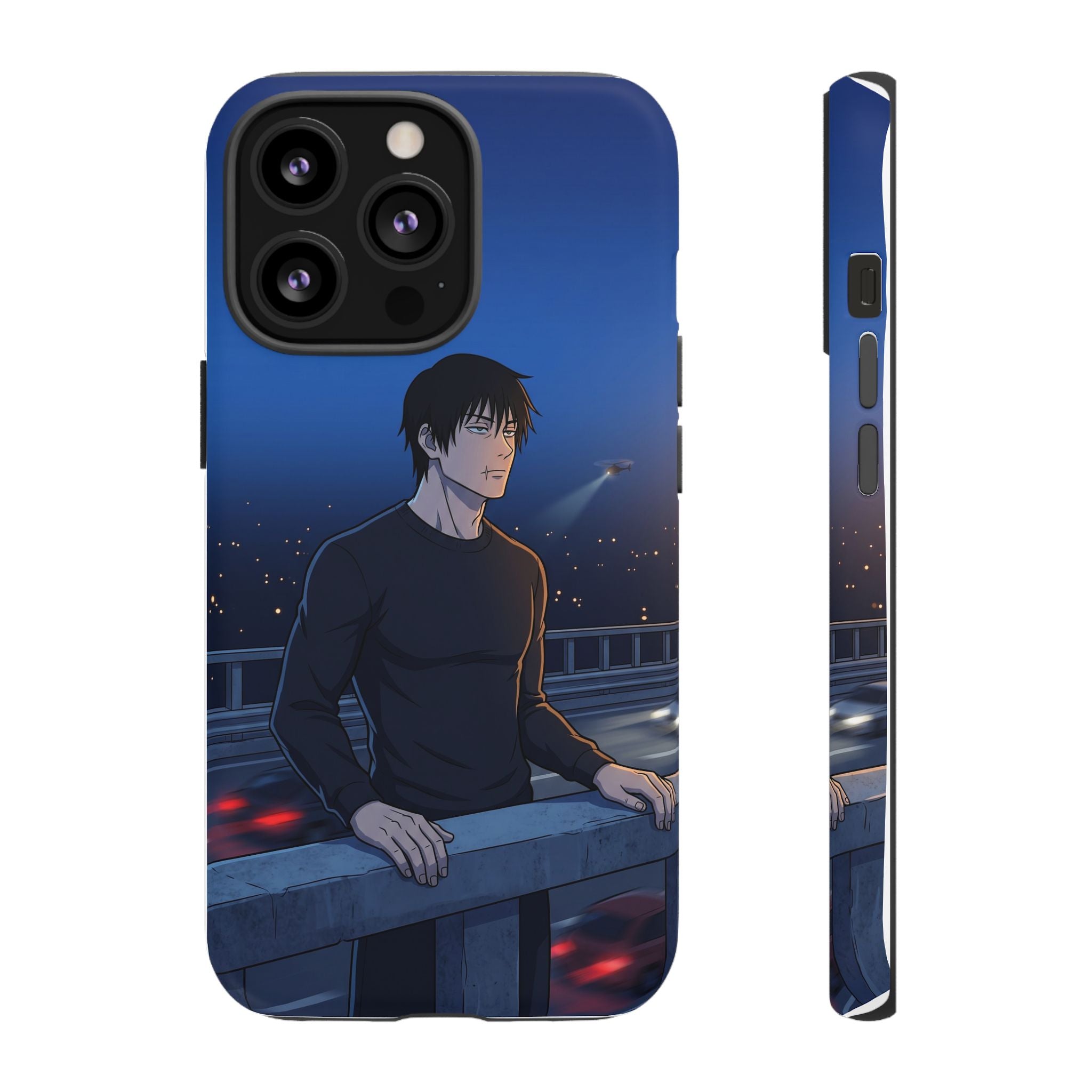 Moody Nightscape Phone Case — Anime on Bridge