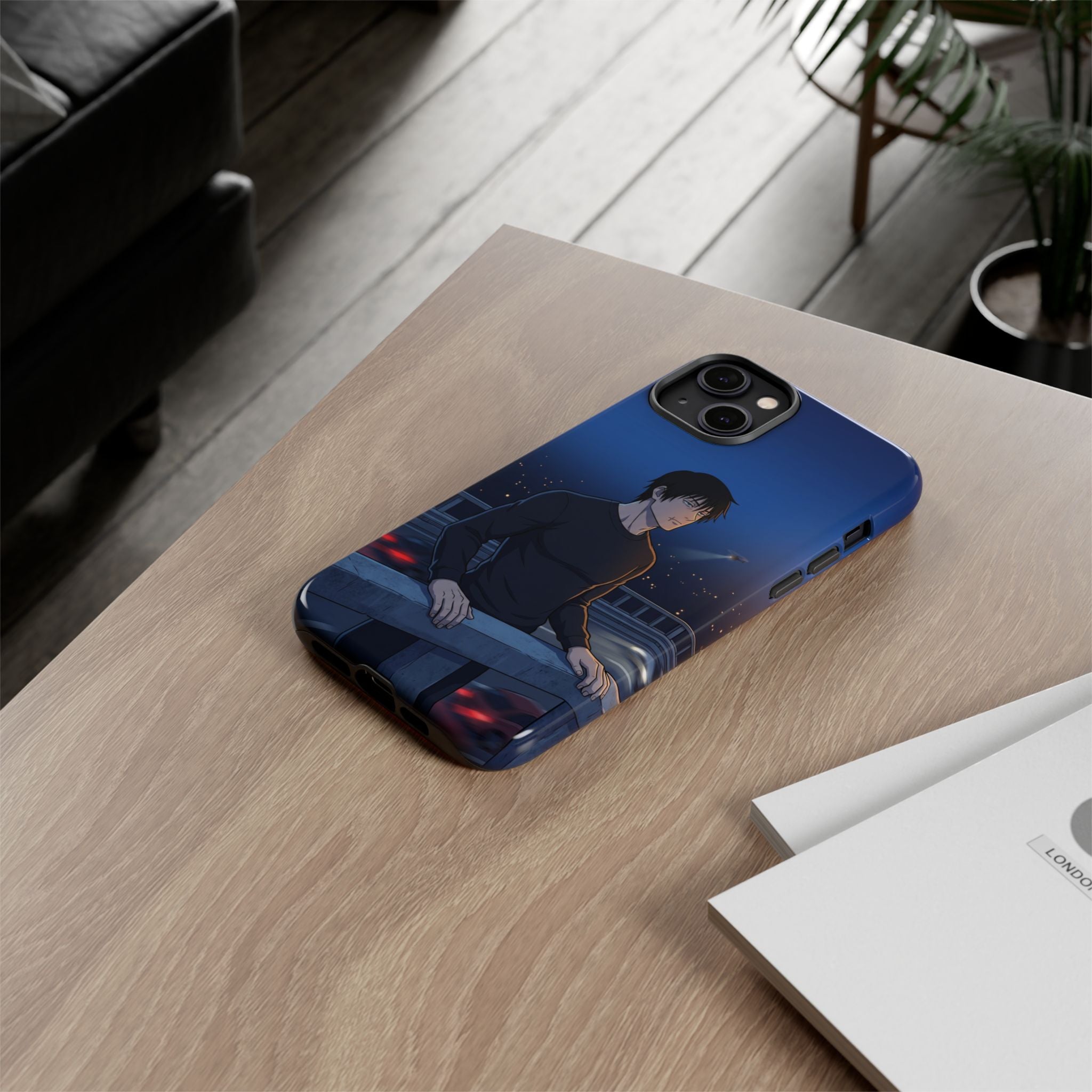 Moody Nightscape Phone Case — Anime on Bridge
