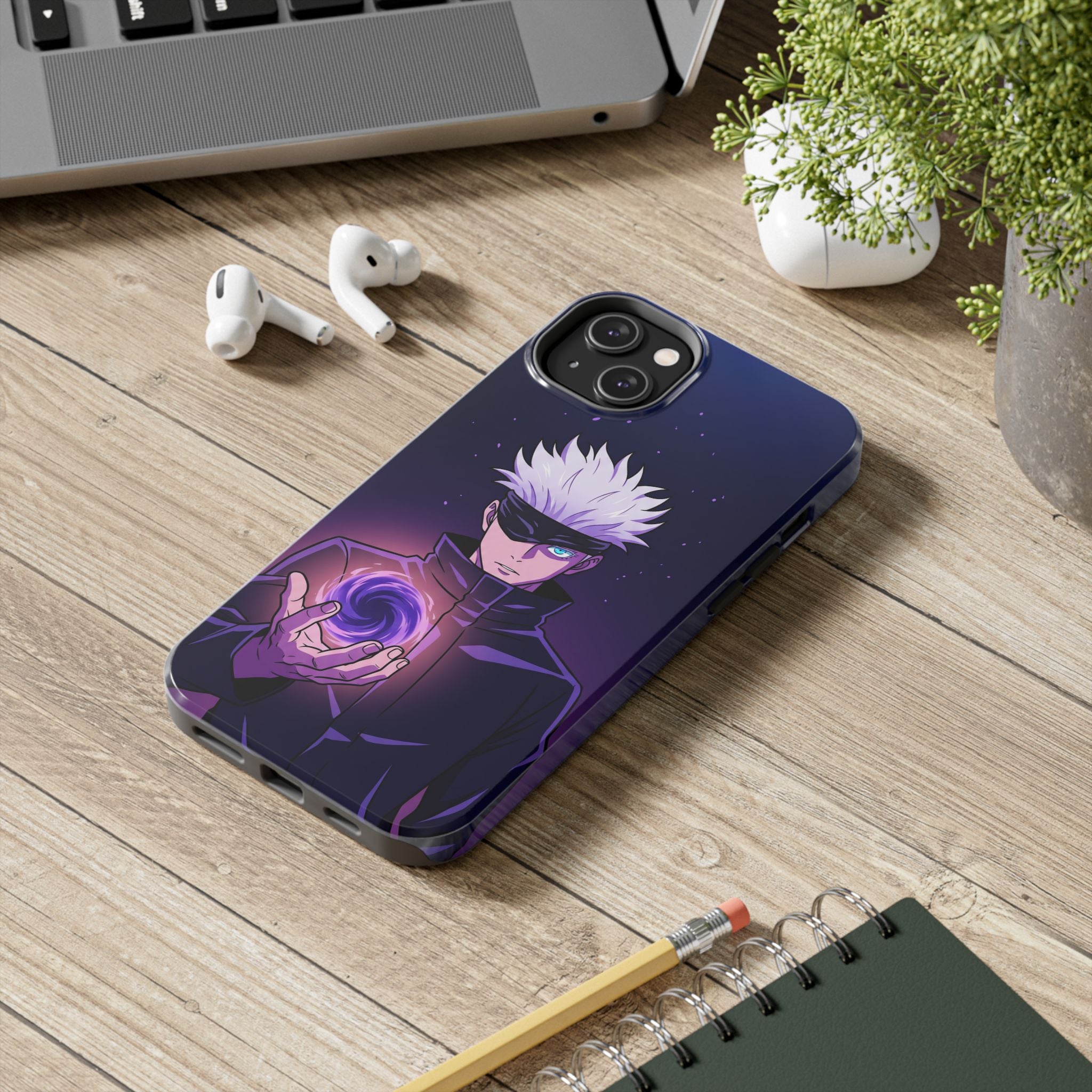Dark Sorcerer Phone Case — Purple Cursed Energy